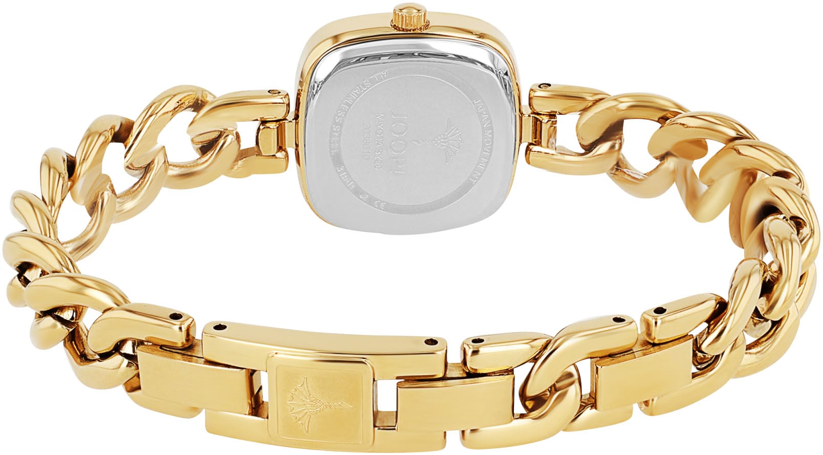 JOOP! Quarzuhr, Armbanduhr, Damenuhr, Edelstahlarmband