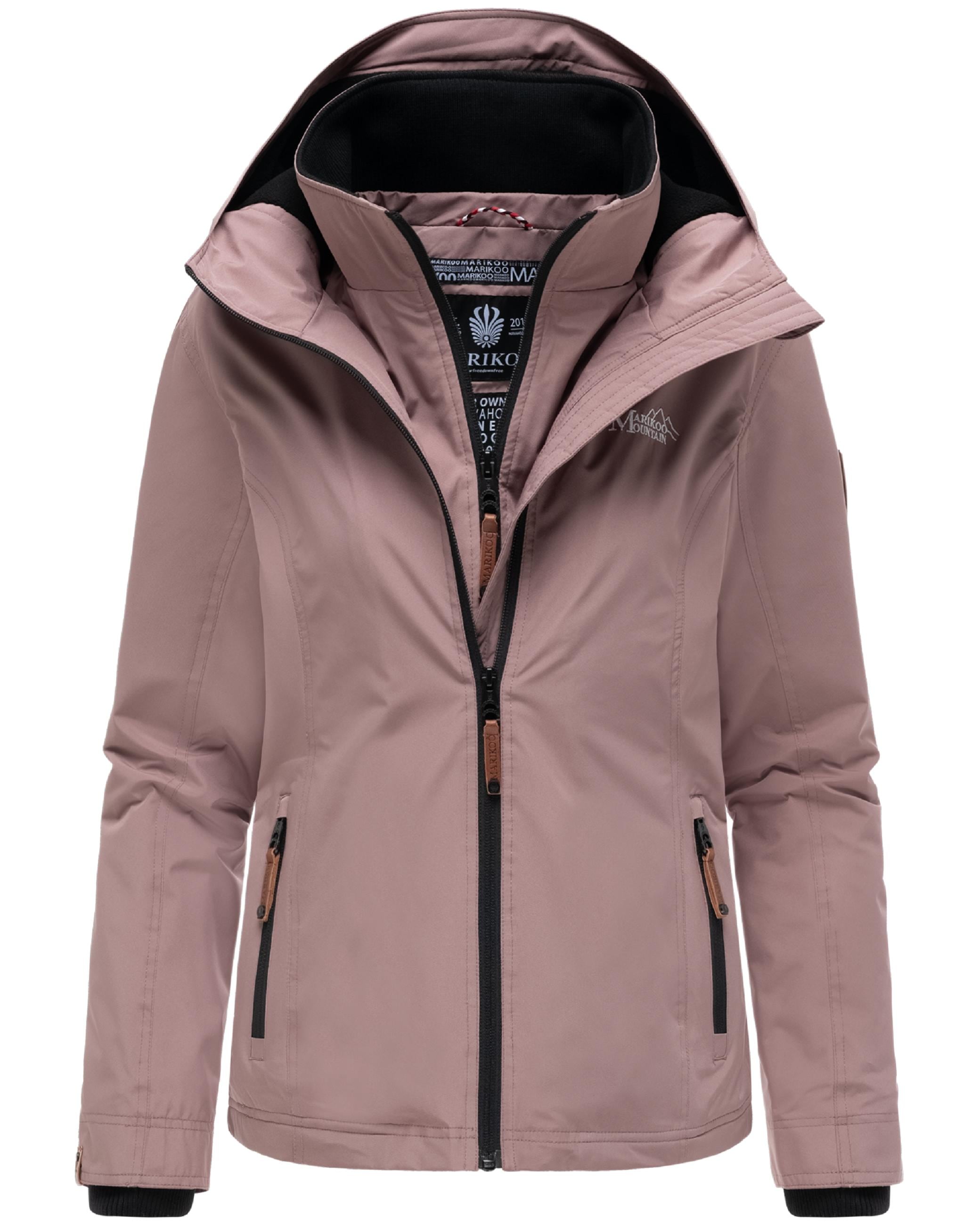 Marikoo Outdoorjacke »Übergangsjacke Erdbeere« mit Kapuze sportliche Funktionsjacke mit Kapuze