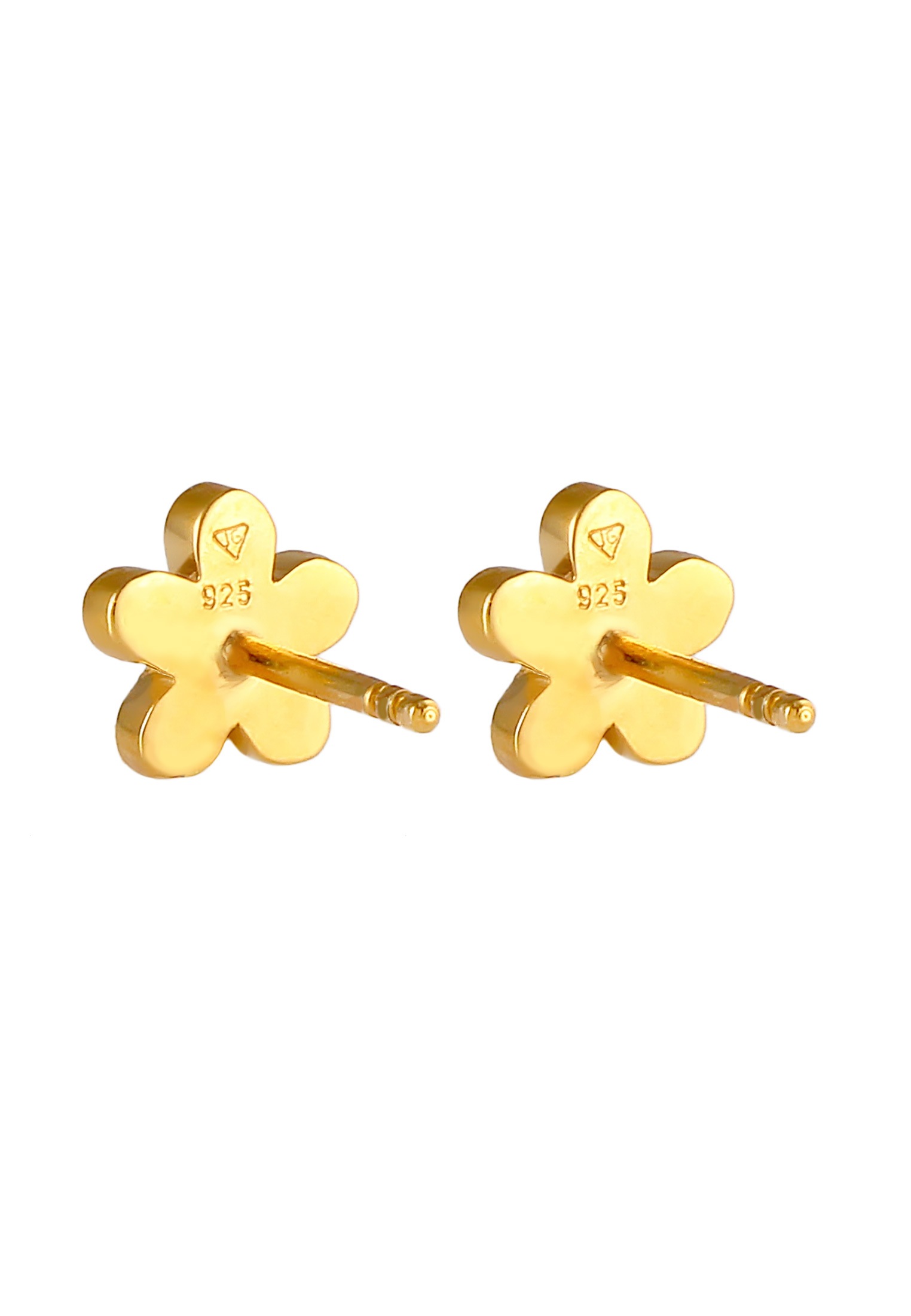 Elli Paar Ohrstecker »Ohrringe Kinder Blume Flower Emaille 925 Silber«