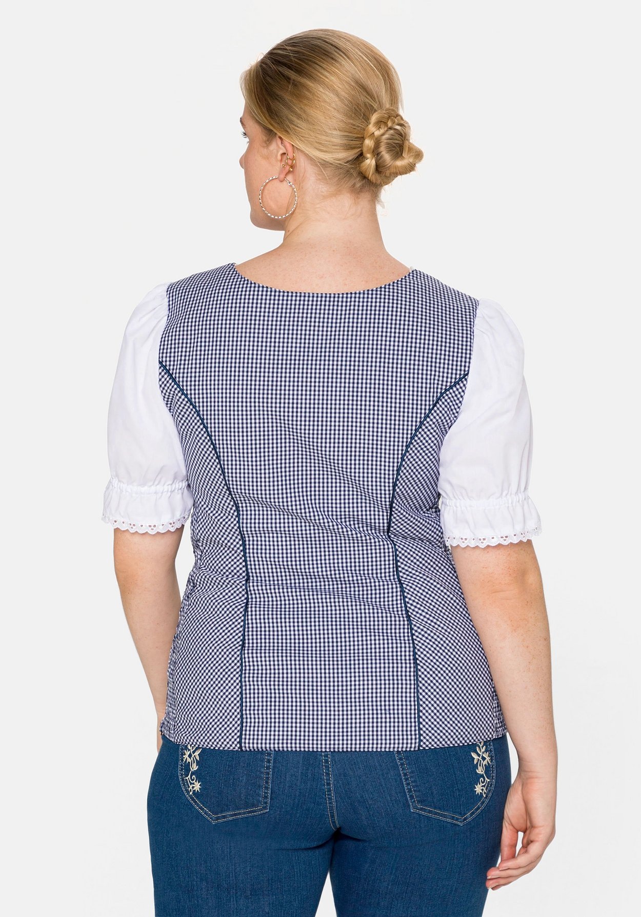 Sheego Trachtenbluse »Trachtenbluse im Trachten-Look«