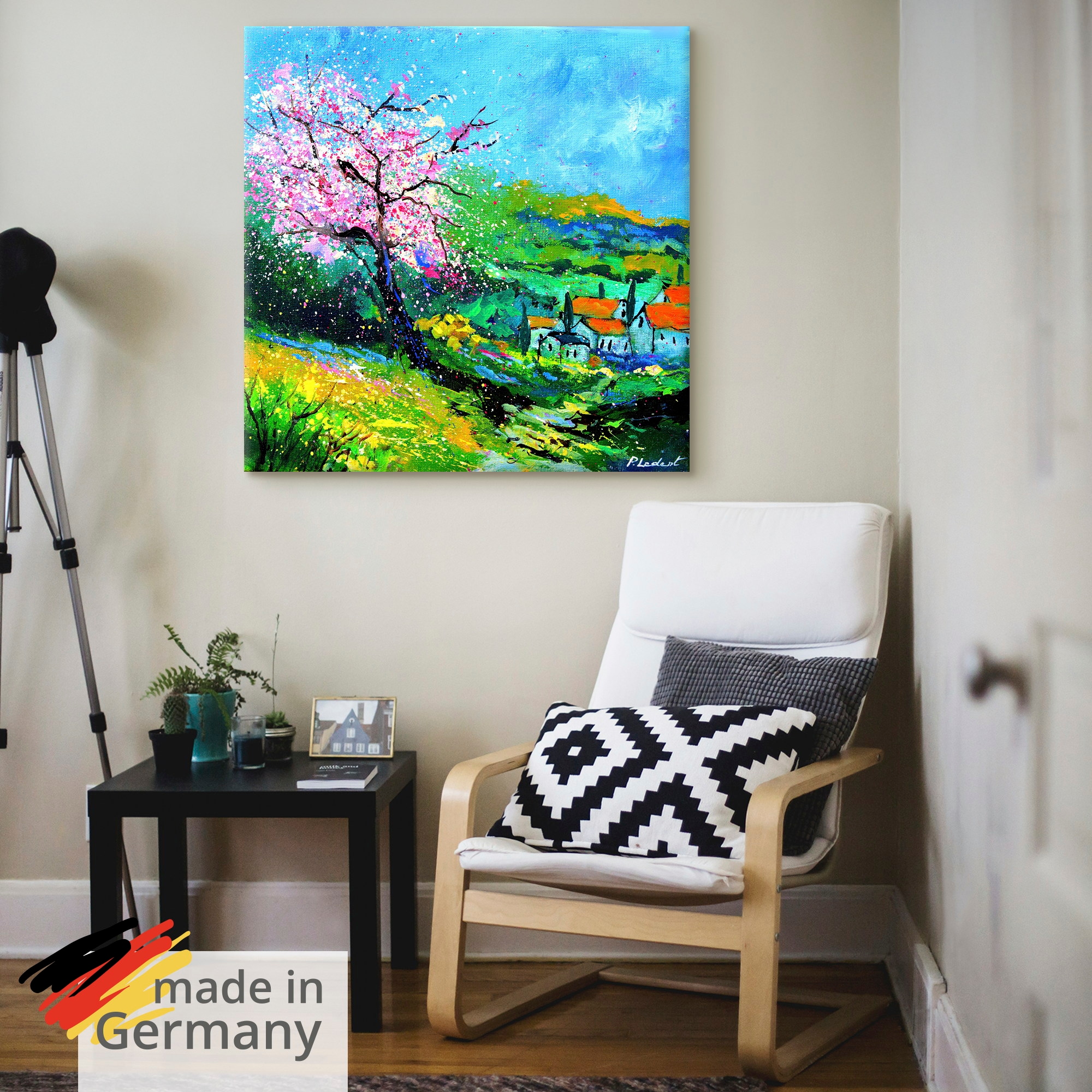 Artland Wandbild »Spring landscape« Wiesen & Baumbilder 1 Stk. tlg. als Alubild, Leinwandbild, Poster, Wandaufkleber in verschied. Größen