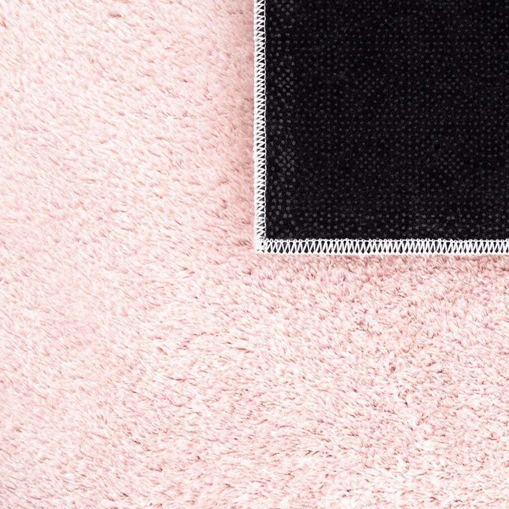 Paco Home Teppich »Cadiz 630«, rechteckig, Uni-Farben, besonders weich, auch als Läufer erhältlich, waschbar