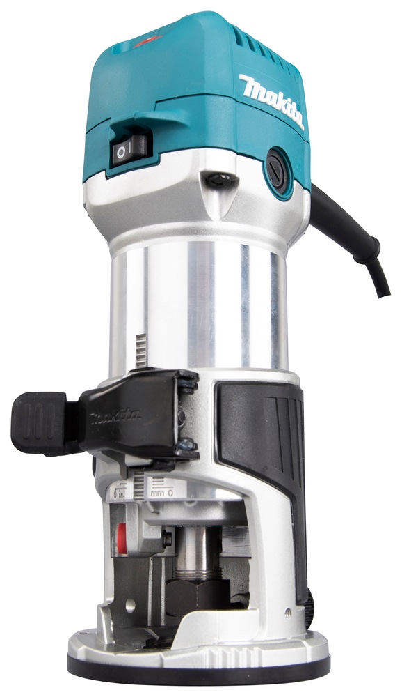 Makita Fräse »Multifunktionsfräse »RT0702CX2J« im Makita Makpac Koffer Gr.4« vielseitig einsetzbare Multifunktionsfräse,  710 W, 6/8 mm, Leerlaufdrehzahl; 10000 - 34000 min⁻¹