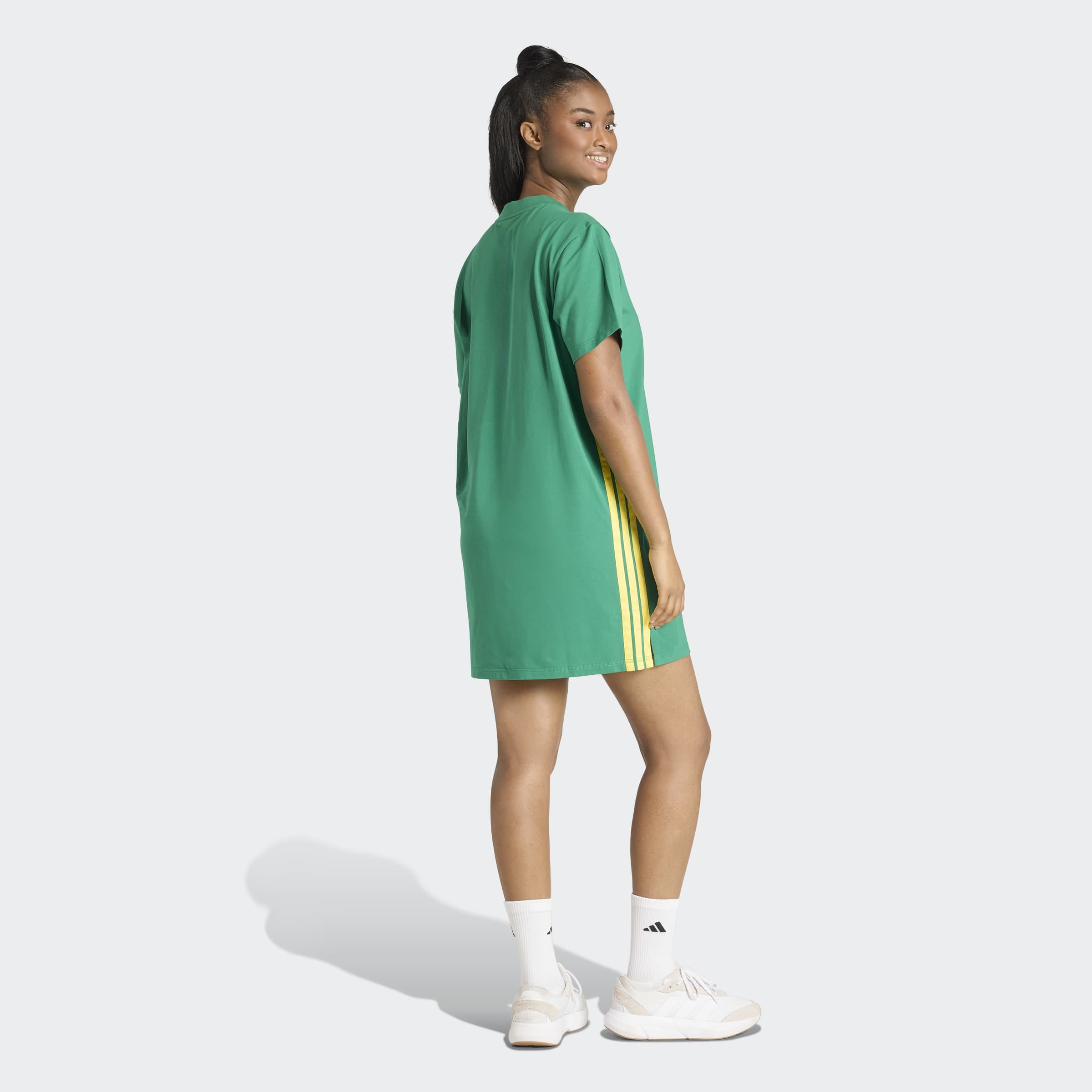 adidas Sportswear Shirtkleid »ESSENTIALS -, 3-STREIFEN, SINGLE JERSEY«