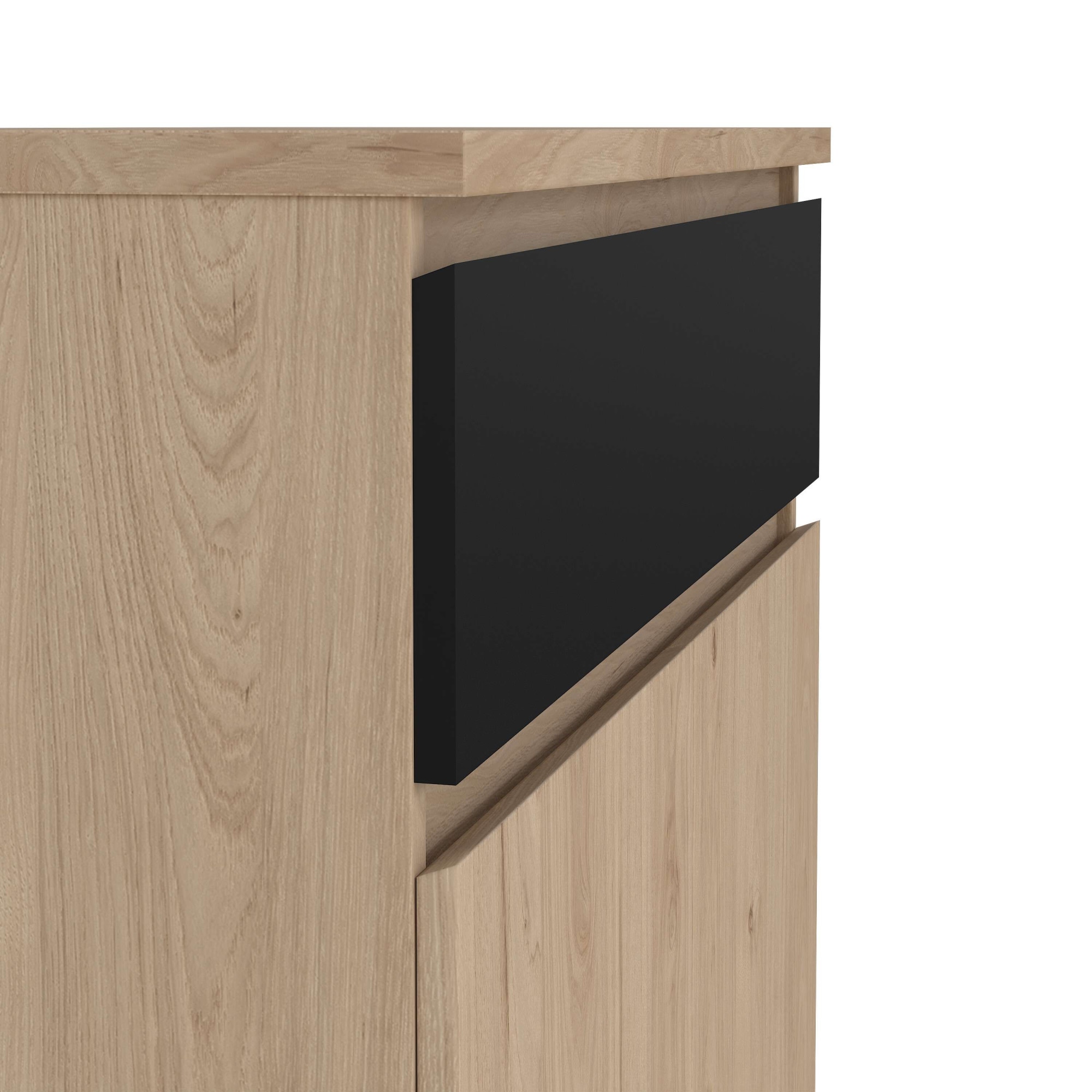 INOSIGN Schuhschrank »Naia Schuhaufbewahrung, Schuhkommode, Schuhregal, Garderobenschrank,«, mit 2 Türen und 4 Einlegeböden, 1 Schublade, Breite 80 cm