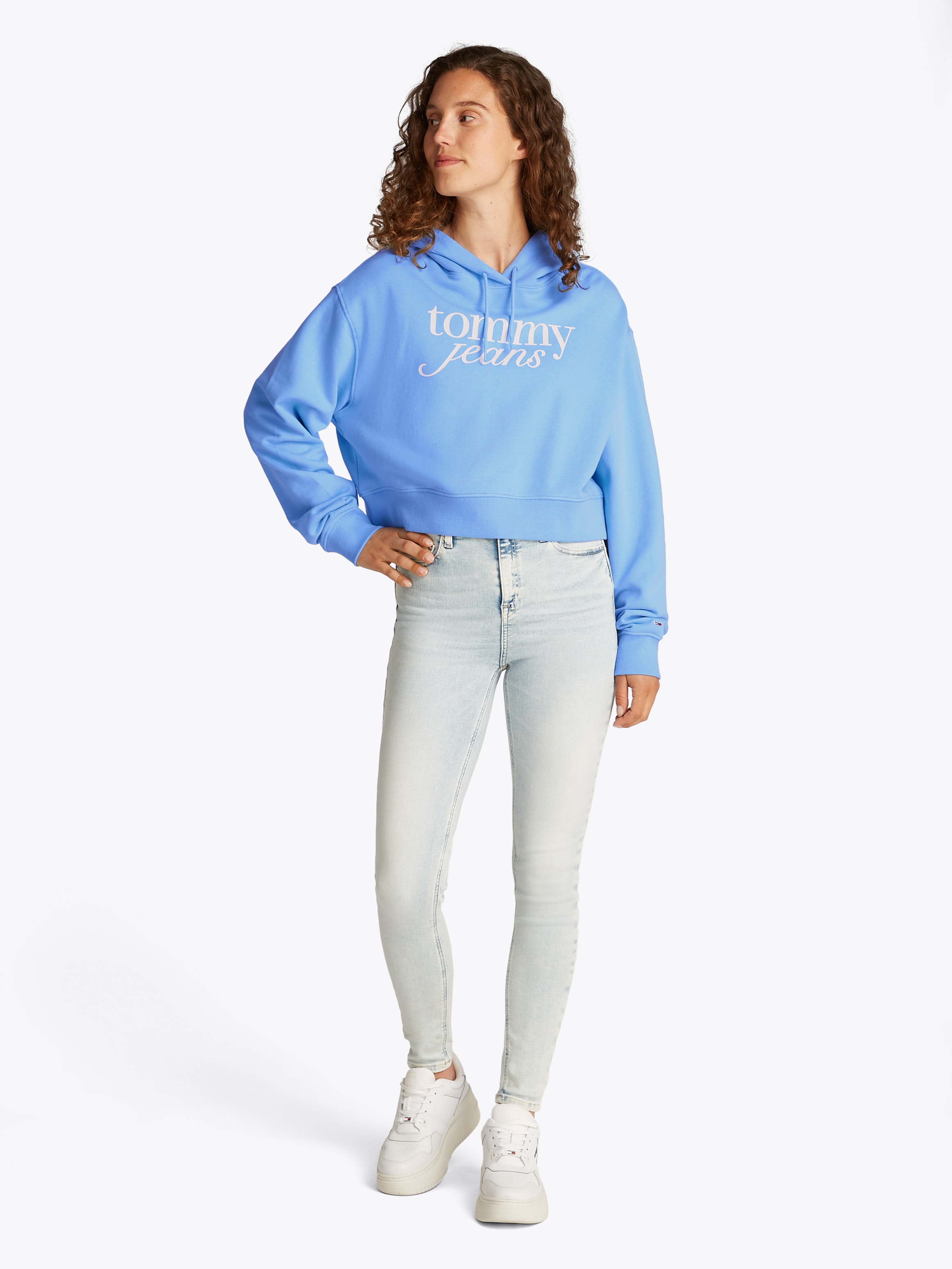 Tommy Jeans Hoodie »TJW RLX CRP SCRIPT HOODIE EXT«, mit Logoschriftzug