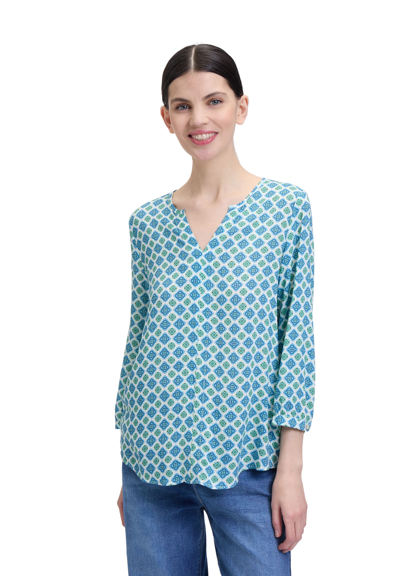 Cartoon Klassische Bluse »Casual-Bluse mit Muster«