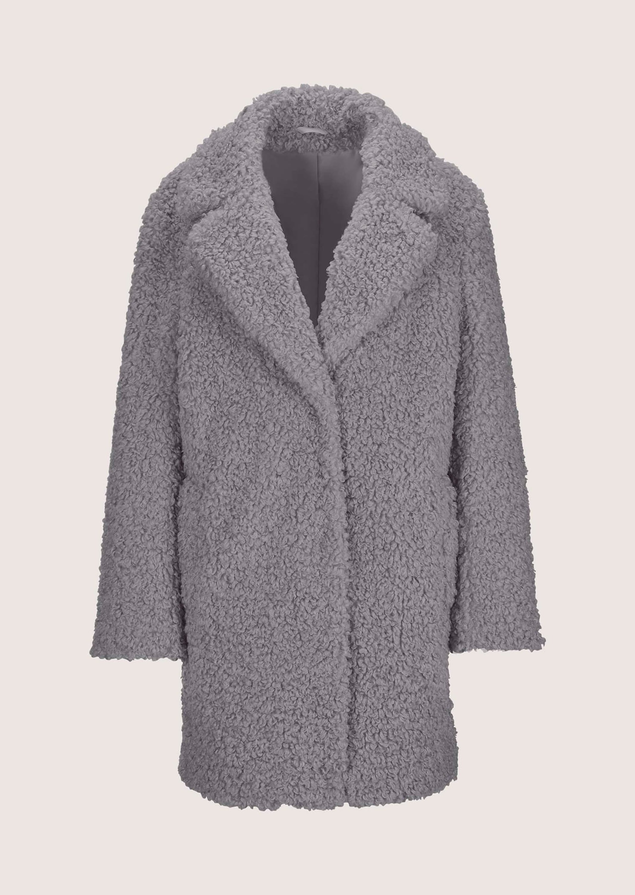 MADELEINE Langmantel »Mantel Webpelz-Mantel«