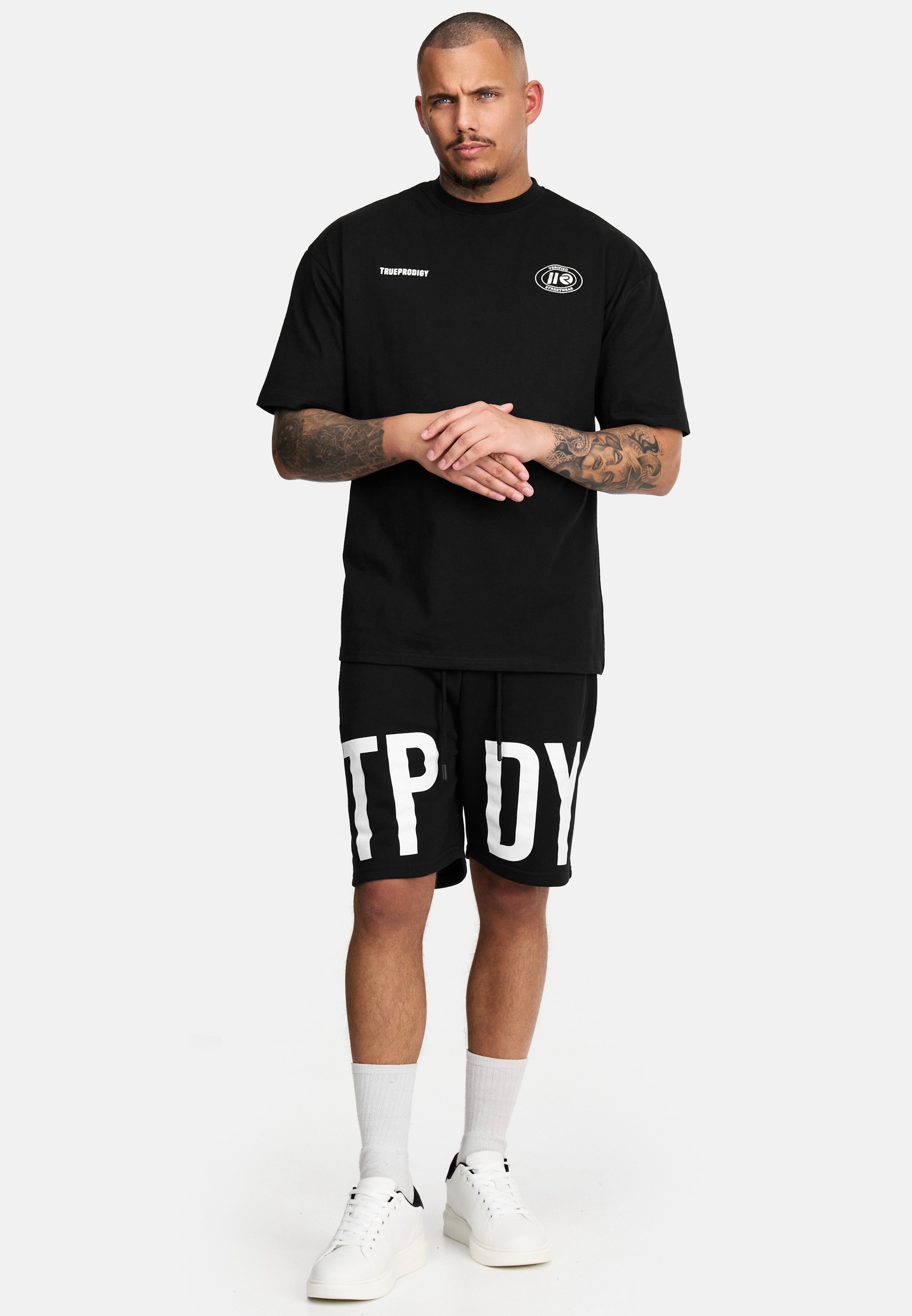 trueprodigy Oversize-Shirt »Channing Logo Print Oversized Rundhals«