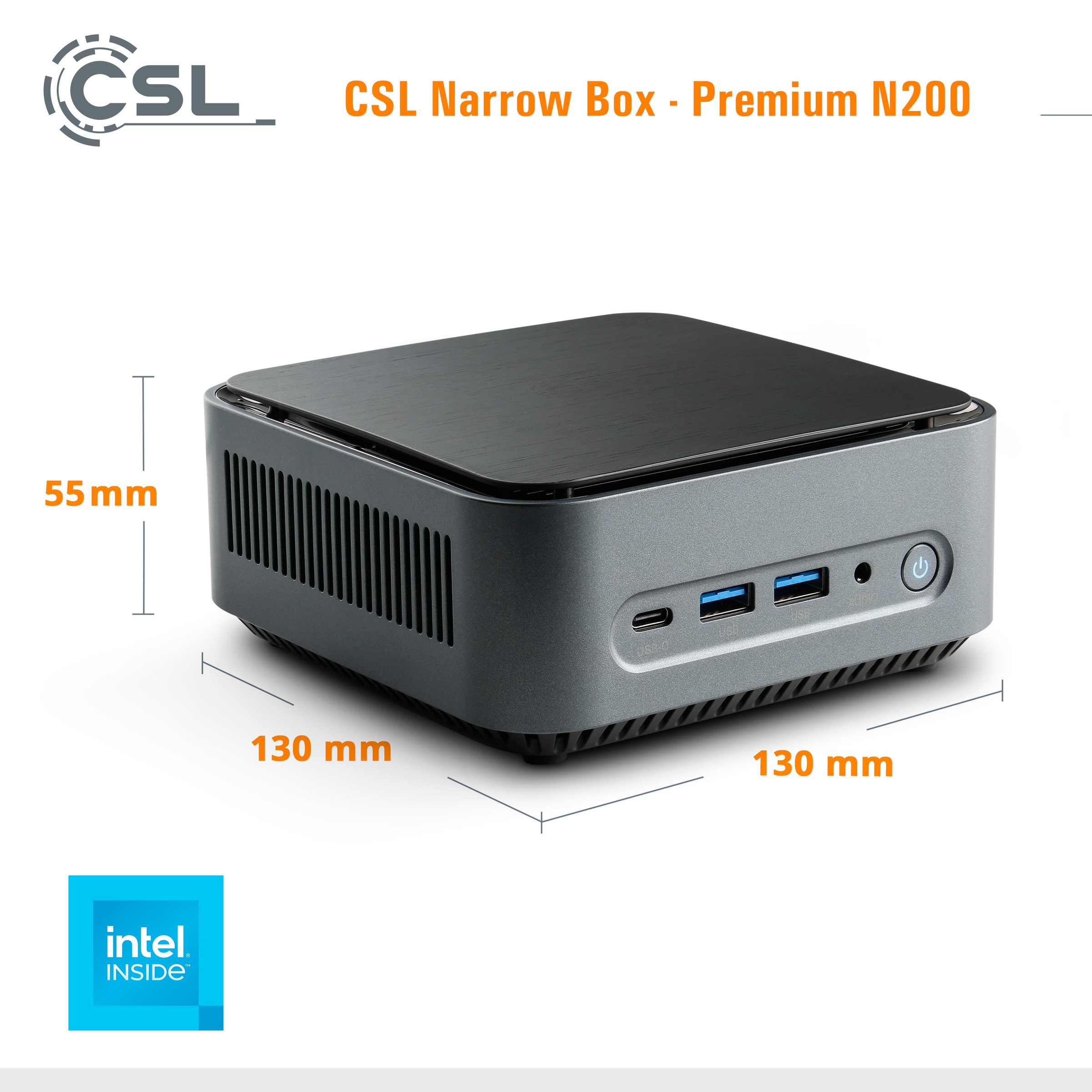 CSL Mini-PC »Narrow Box Premium«