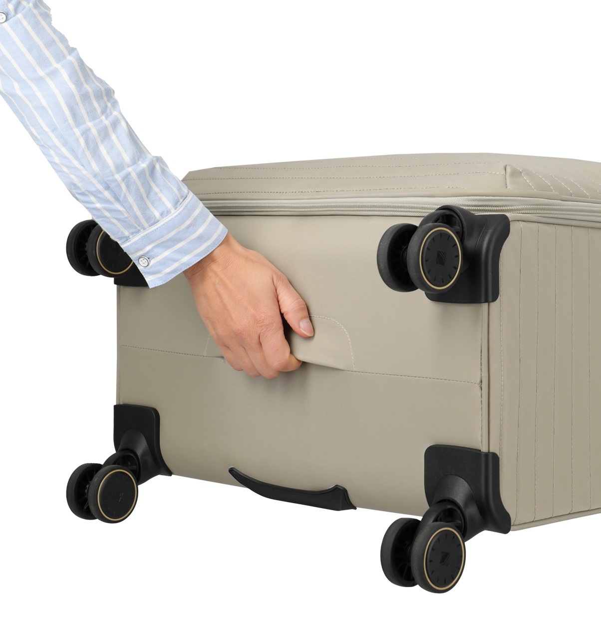 travelite Weichgepäck-Trolley »BARBARA STEPP Weichgepäck-Koffer« 40 l 4 Rollen Volumenerweiterung und Schlüsselanhänger – stylisches Reisegepäck