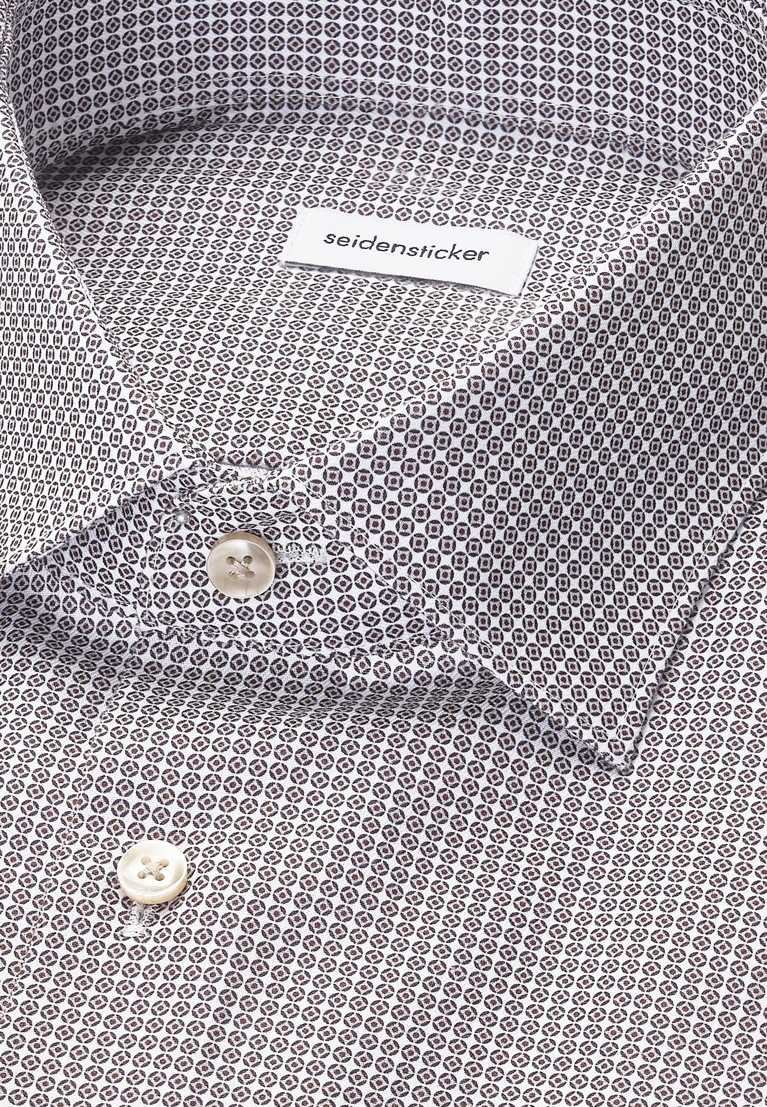 seidensticker Businesshemd »Schwarze Rose« Regular 1/1 Kentkragen Druck