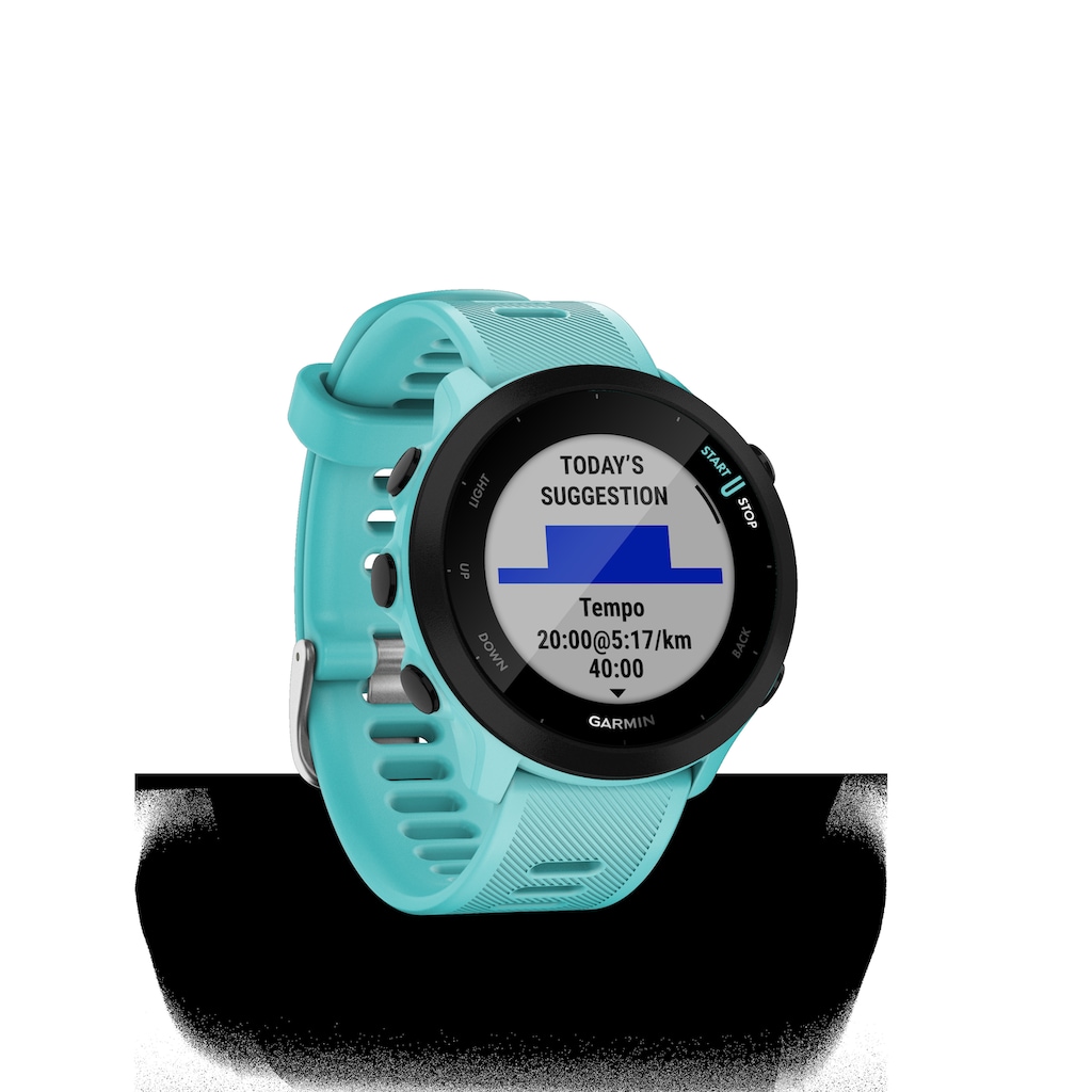 Garmin Smartwatch »FORERUNNER 55 Multisport-«, (Garmin GPS-Laufuhr)