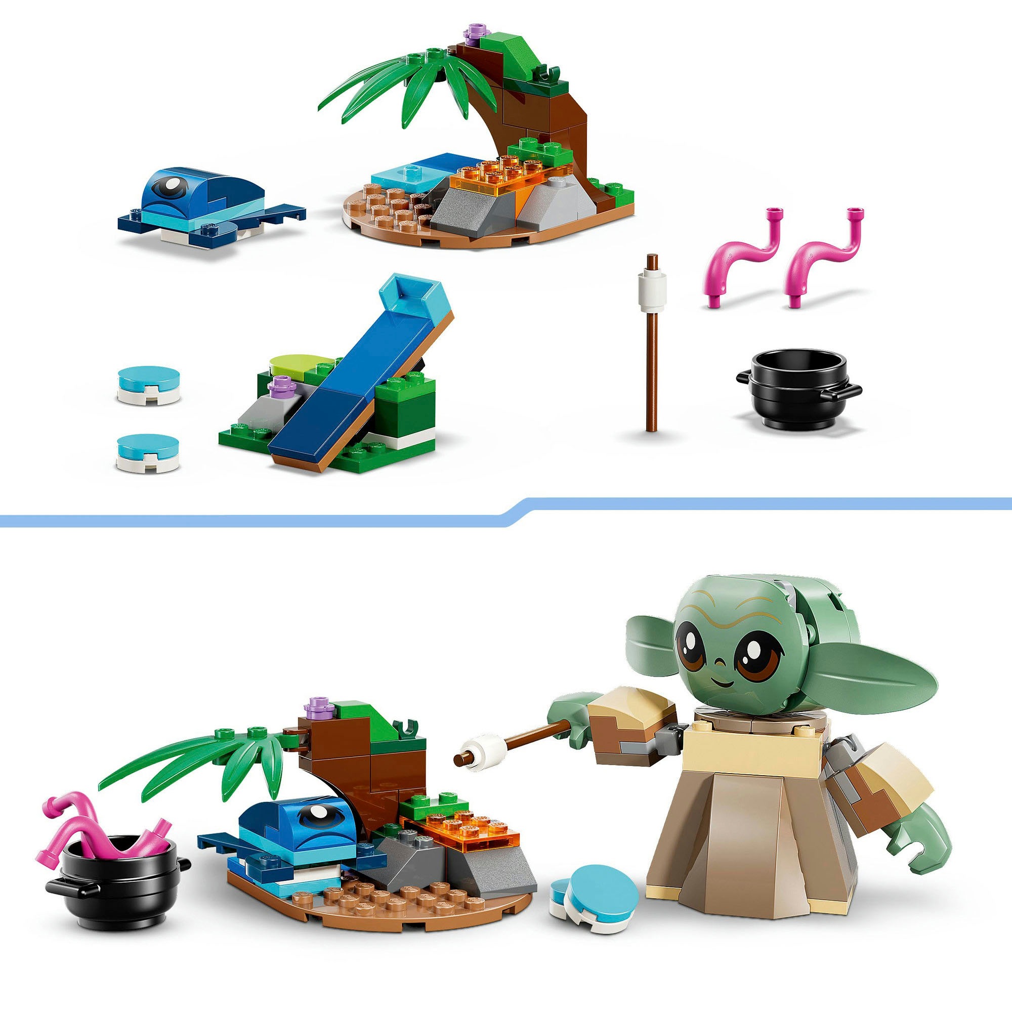 LEGO® Konstruktionsspielsteine »Grogus Zuhause (75443), LEGO Star Wars« Made in Europe