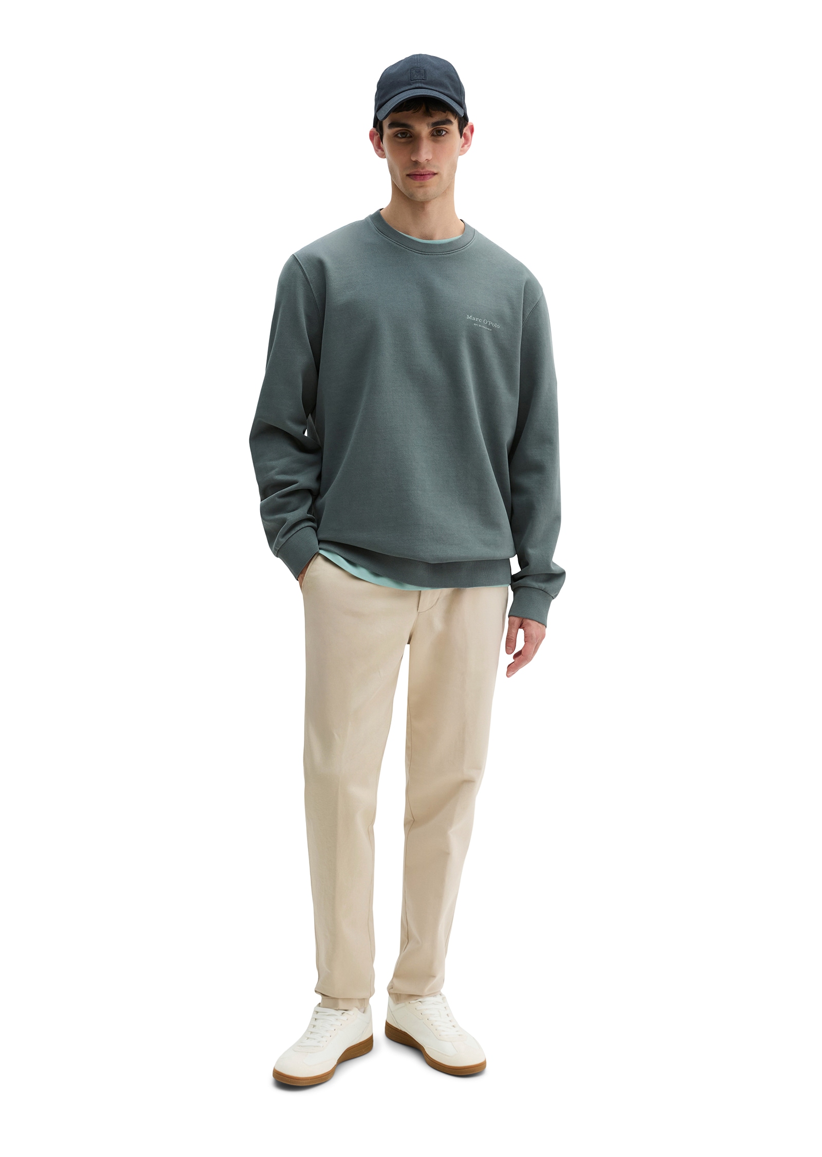 Marc O'Polo Sweatshirt , regular fit mit Logoprint auf der Rückseite

