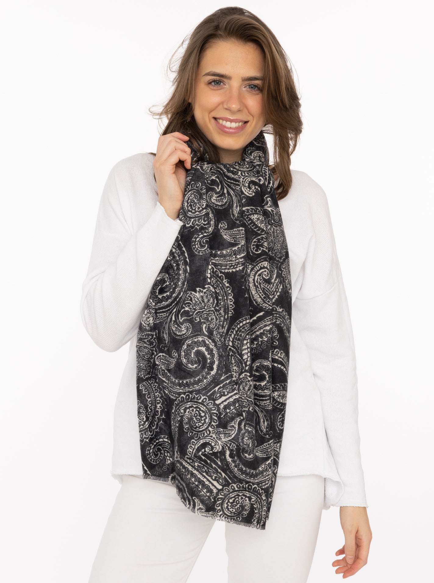 Zwillingsherz Schal »"Classic Paisley"« anschmiegsam, zeitloses Paisleymuster