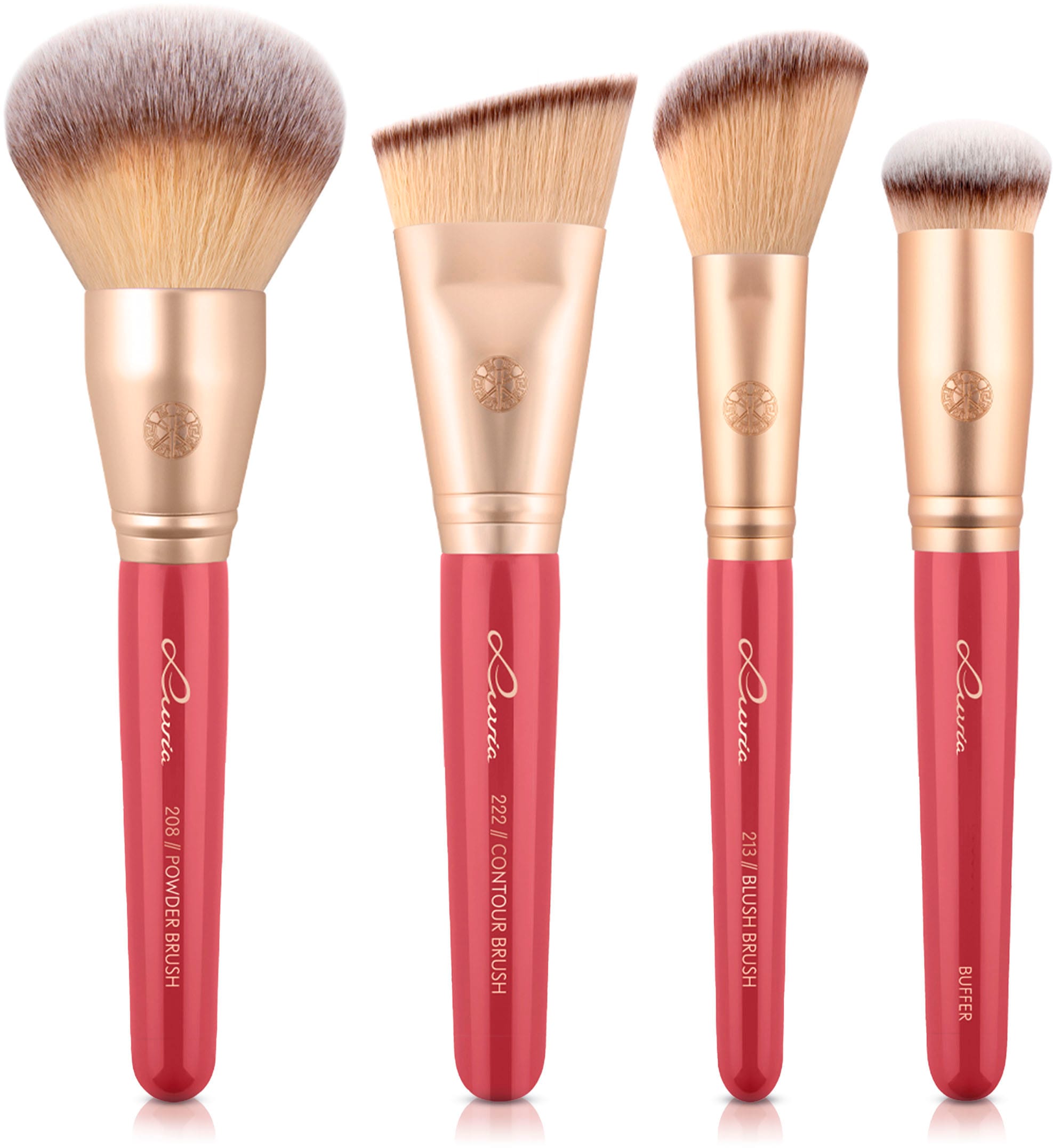 Luvia Cosmetics Puderpinsel »Prime Vegan Anniversary - Brush Set«, (Set, 10 tlg.), Vielseitig für alle Make-up-Anwendungen.