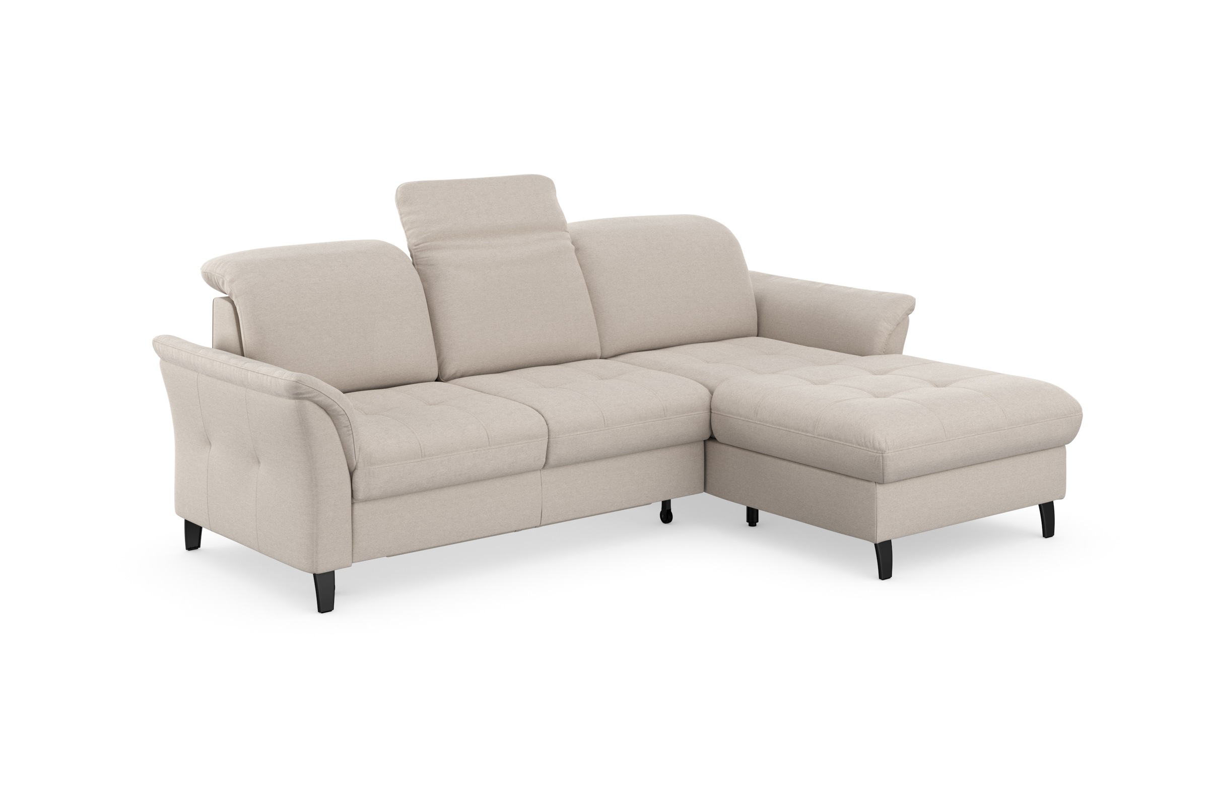 sit&more Ecksofa »Maggiore L-Form«, wahlweise mit Kopfteilverstellung, Bettfunktion und Bettkasten