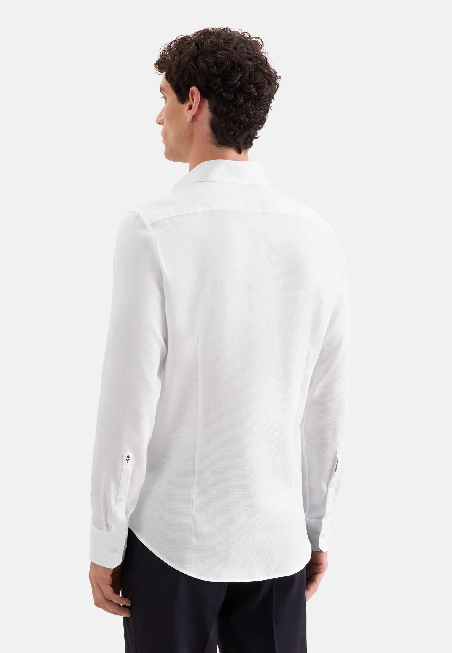 seidensticker Businesshemd »Schwarze Rose« X-Slim 1/1 Kentkragen Struktur