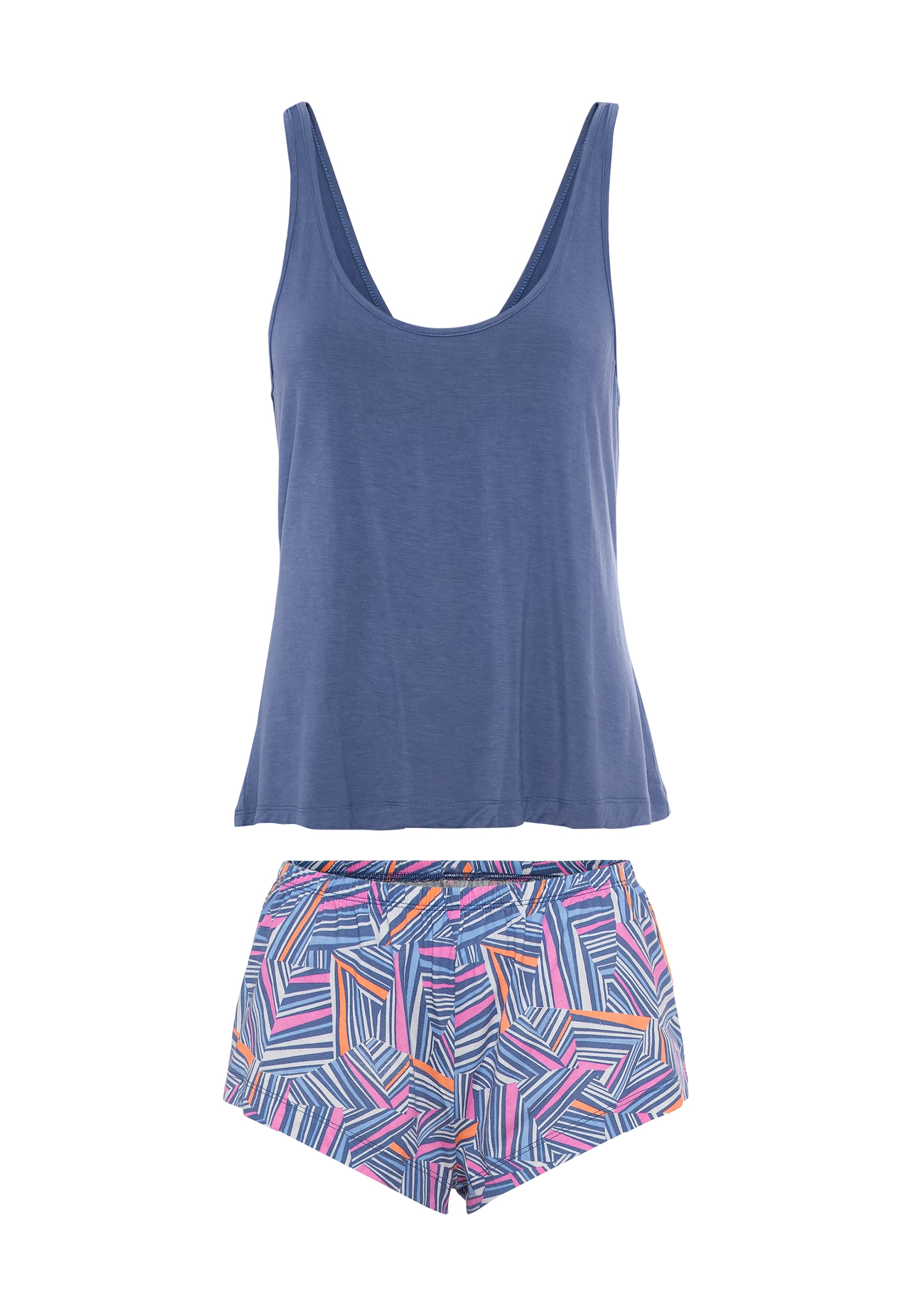 LSCN by LASCANA Shorty, (Set, 2 tlg.), mit schönem Allover-Print