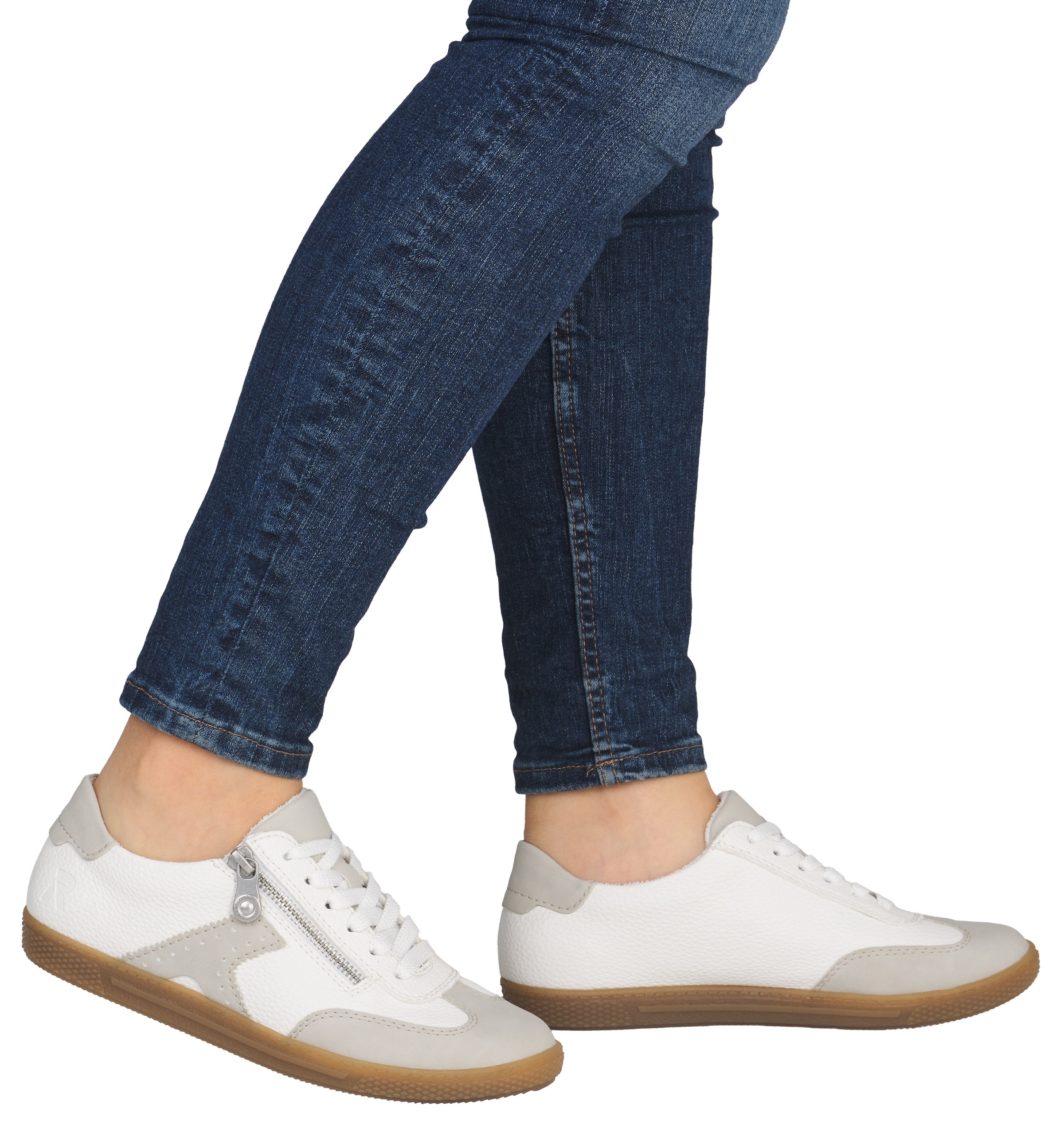 Rieker Sneaker  Halbschuh, Freizeitschuh, Schnürschuh mit Reißverschluss