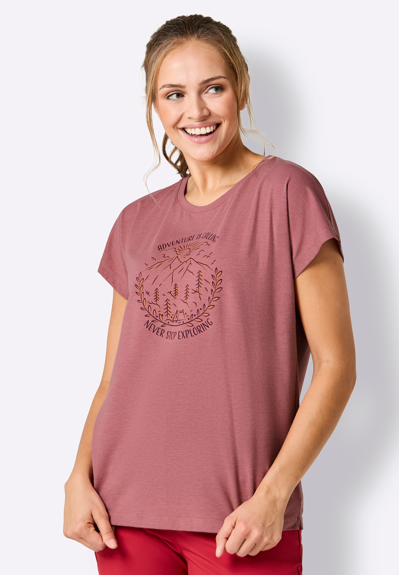 Witt T-Shirt »Freizeitshirt Freizeitshirt mit überschnittenen Schultern«