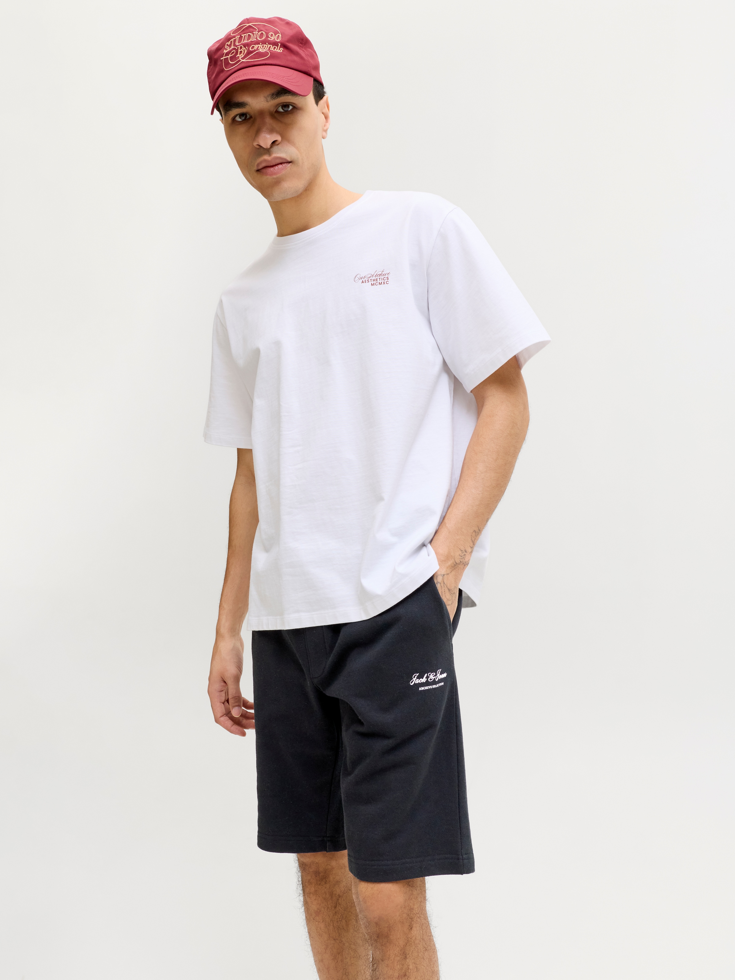 Jack & Jones Laufshorts »JPSTGORDON ARCHIVE SWEAT SHORTS MID SN«  mit Kordelzug