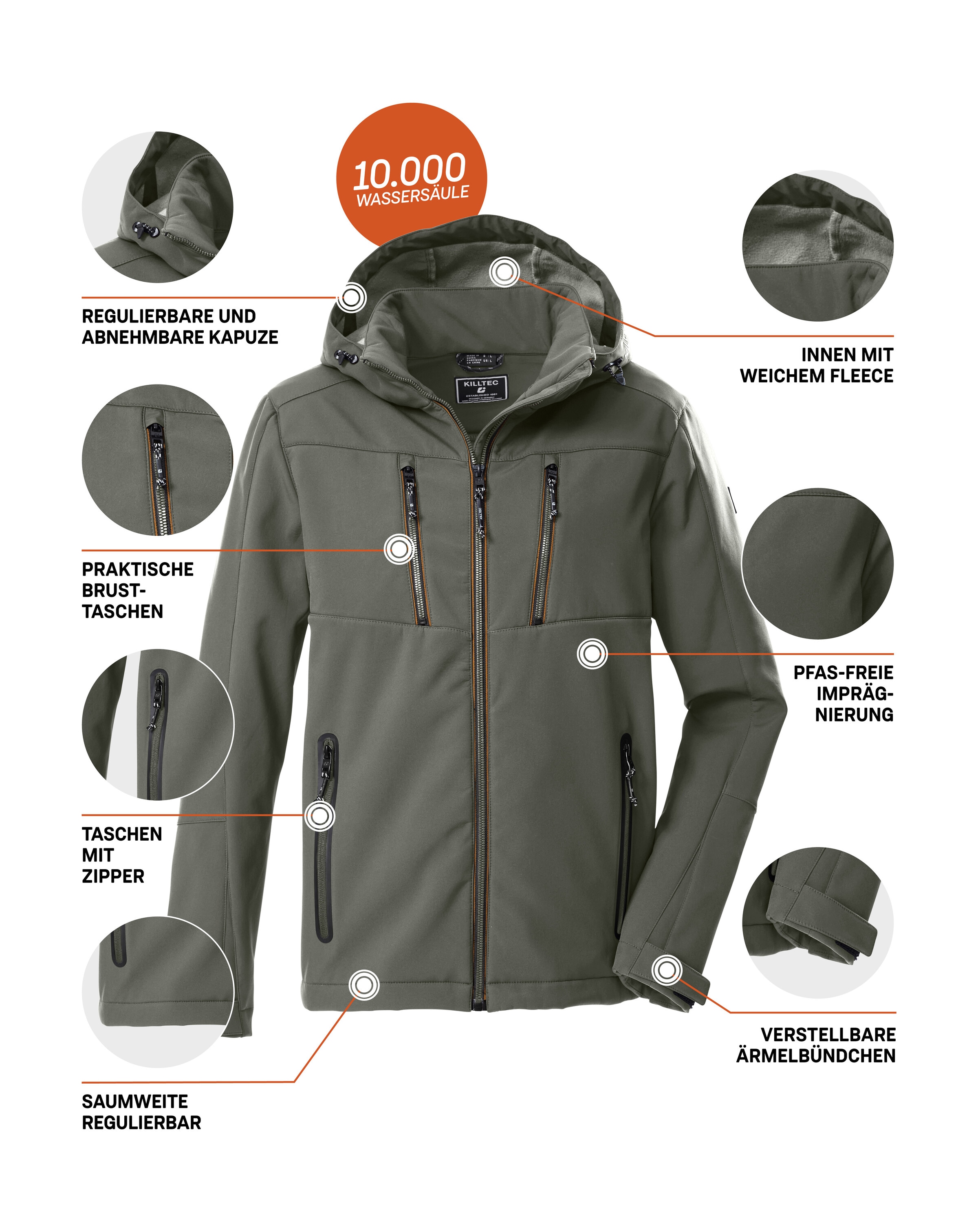 Killtec Softshelljacke »KOW 79 MN SFTSHLL JCKT«