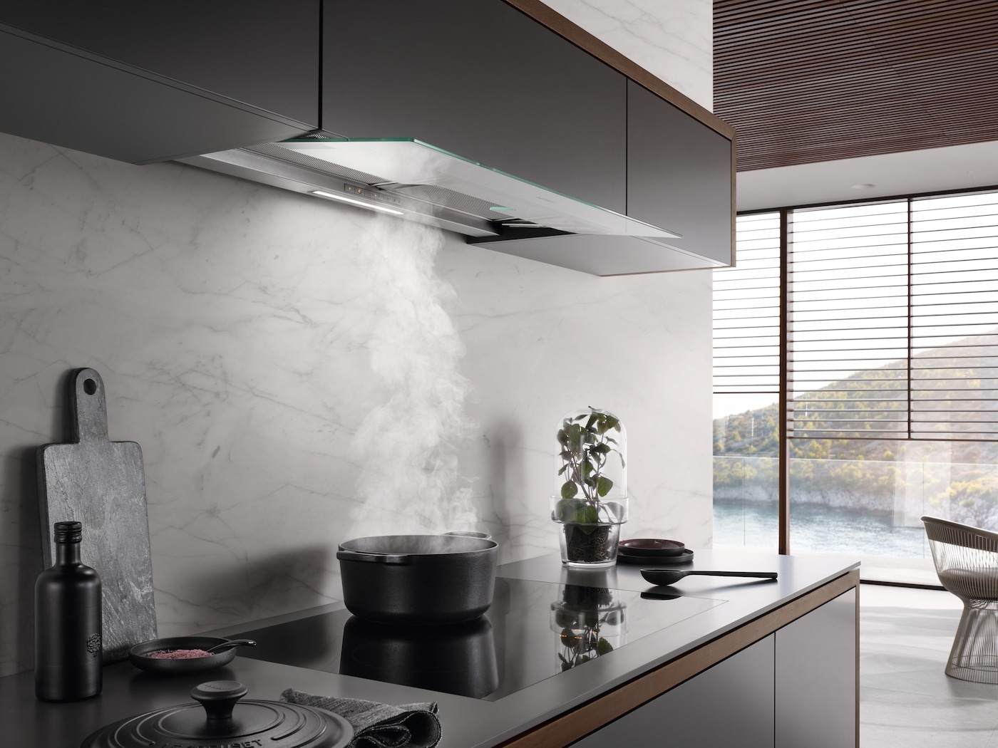 Miele Flachschirmhaube »DAS 4940 Transparent Glas«