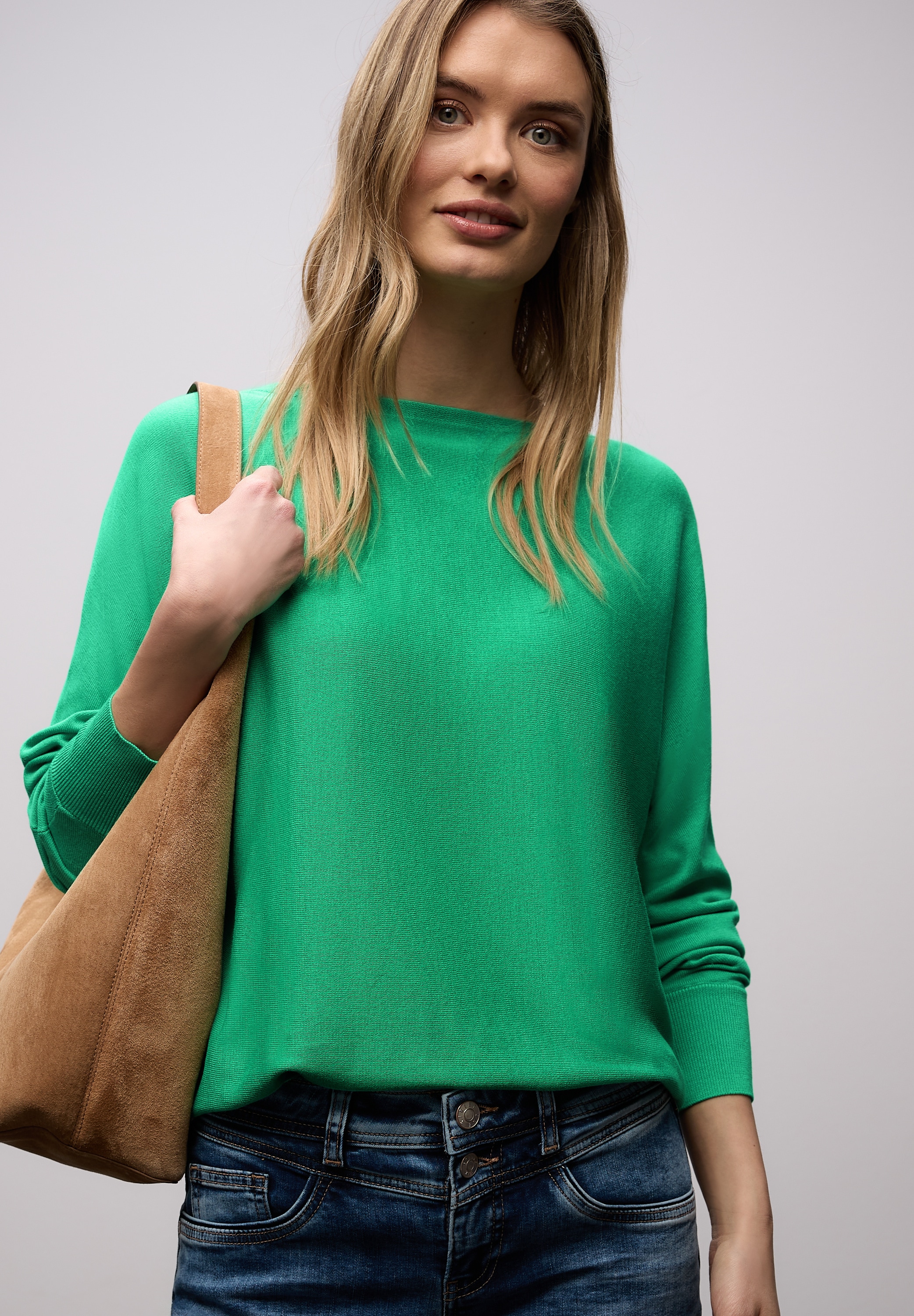 STREET ONE Strickpullover mit Rundhals