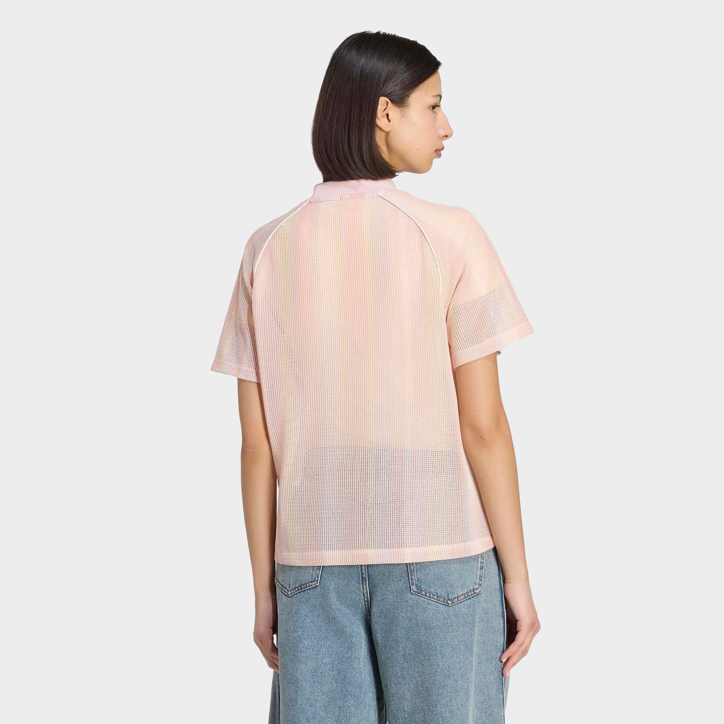 adidas Originals T-Shirt »ADIDAS ORIGINALS SUMMER GLOW OVERSIZE JERSEY, GEWIRKTES MATERIAL«