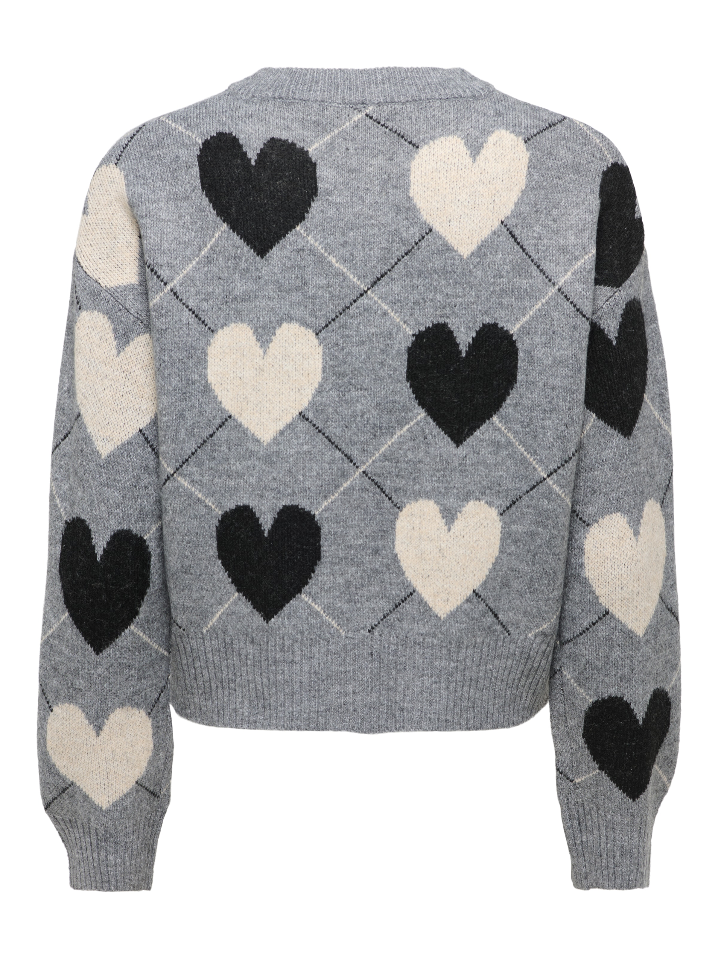 ONLY Strickjacke »ONLRITU LS O-NECK JAQ CARDIGAN KNT« Materialmix, regular fit