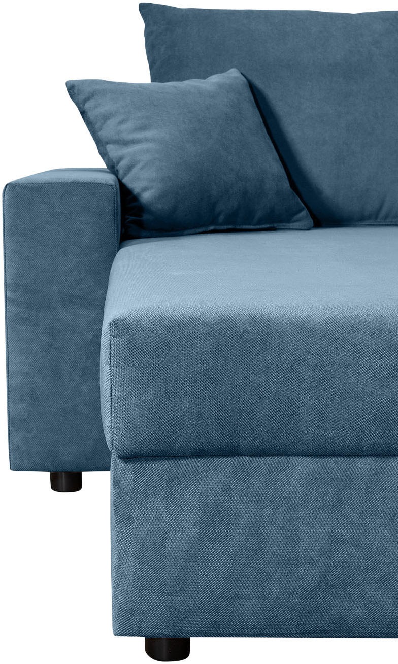 COLLECTION AB Wohnlandschaft »Pico U-Form« Wohnlandschaft,2 X Ottomane,Polyätherschaum Polsterung