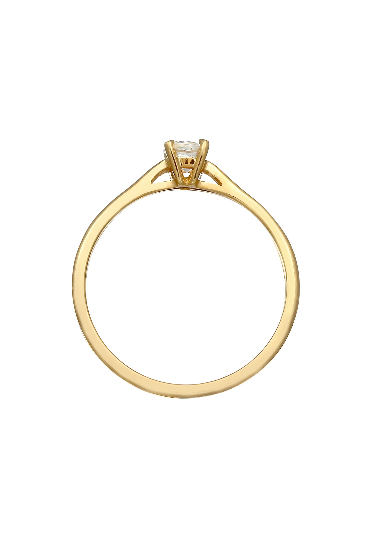 Elli Premium Verlobungsring »Ring Topas Solitär Verlobungsring 375 Gelbgold«