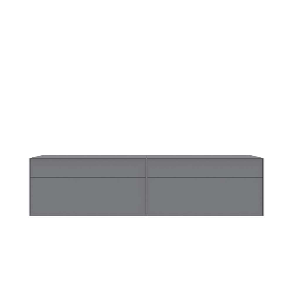 LeGer Home by Lena Gercke Lowboard »Essentials, TV-Board, TV-Kommode, TV-Schrank,  TV-Möbel« 2 Stk. tlg. Breite: 222 cm, UV lackiert, Push-to-open-Funktion