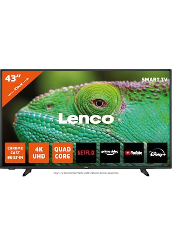 LED-Fernseher »LED-4353BK - 4K Android-Smart-TV«, 109,2 cm/43 Zoll, 4K Ultra HD, Smart-TV