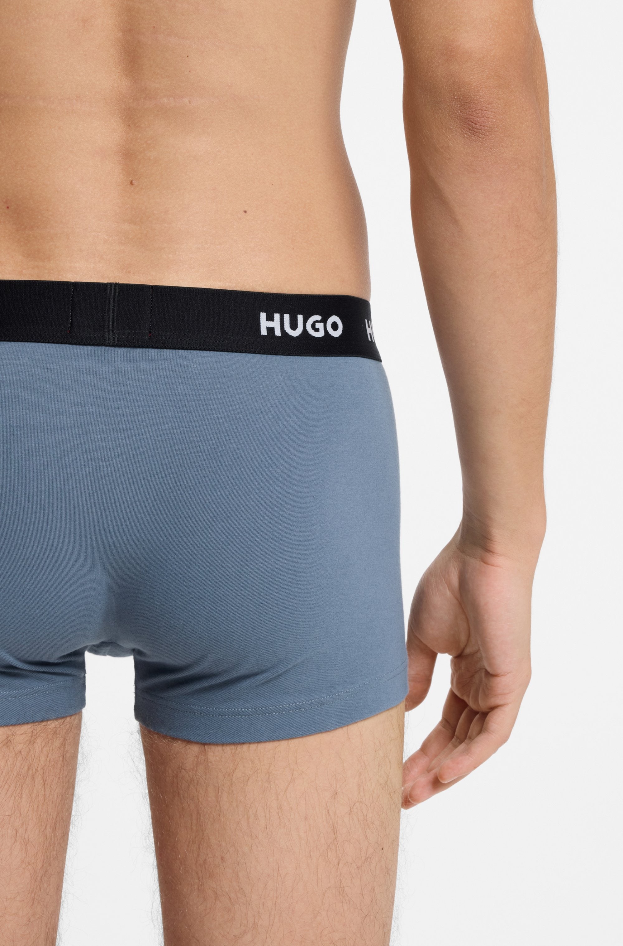 HUGO Underwear Trunk »TRUNK TRIPLET PACK« Packung, 3 Stk. mit Logoschriftzug auf dem Bund