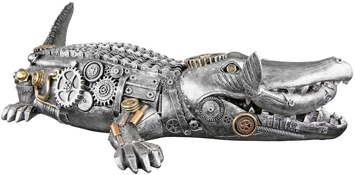 Casablanca by Gilde Tierfigur »Skulptur "Steampunk crocodile"«