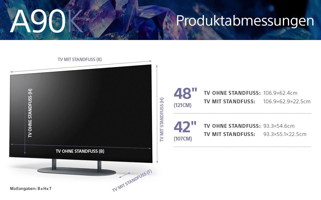 HD, inkl. 4K 121 Konsole Ultra PS5 Smart-TV-Google OTTO TV, Disk«, jetzt cm/48 PlayStation Edit. »XR-48A90K + Zoll, OLED-Fernseher kaufen bei 5 Disk - Sony