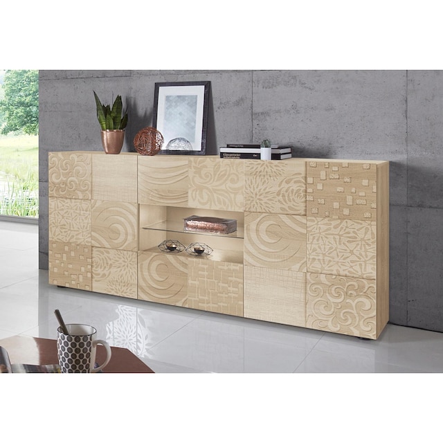 LC Sideboard »Miro«, Breite 181 cm mit dekorativem Siebdruck kaufen bei OTTO