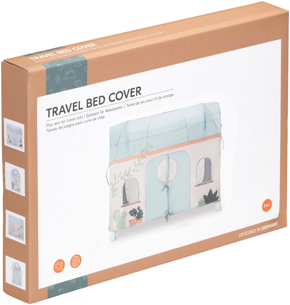 Hauck Bettzelt »Travel Bed Cover, Plants«, Ergänzung für hauck Reisebetten (120 x 60 cm)