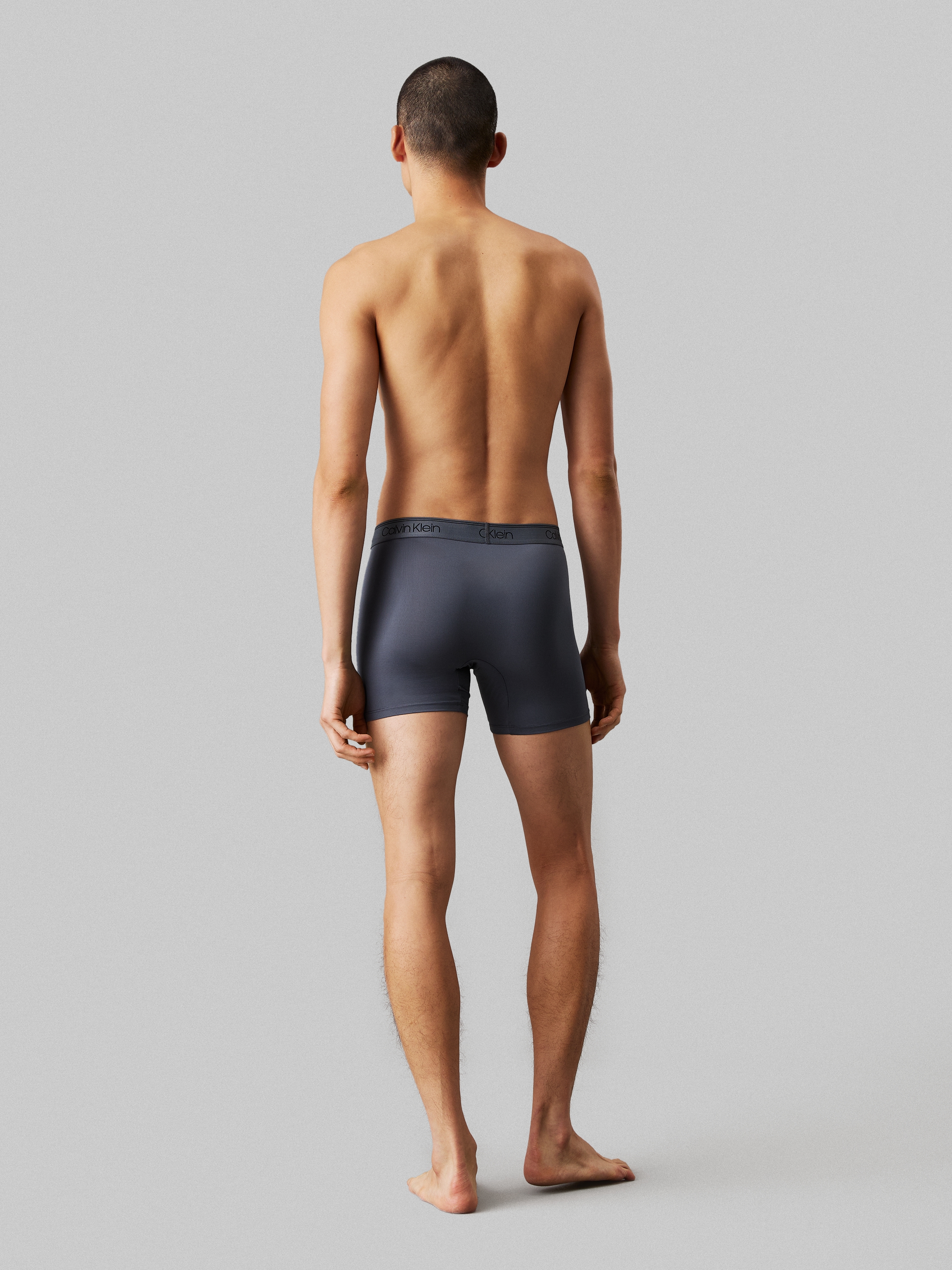 Calvin Klein Underwear Boxer »BOXER BRIEF 3PK«, (Packung, 3er-Pack), mit längerem Bein & Logo-Elastikbund