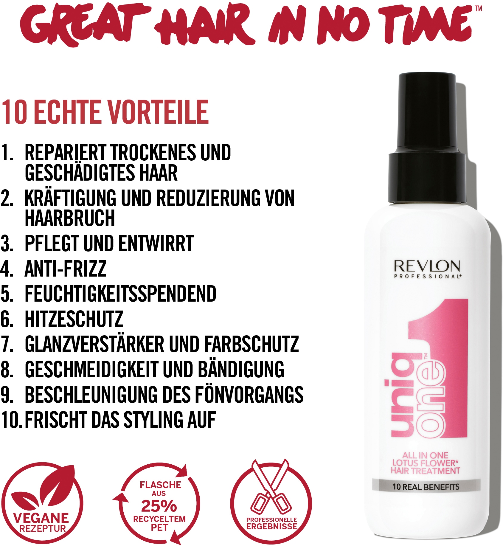 REVLON PROFESSIONAL Leave-in Pflege »All In One Lotus Hair Treatment«