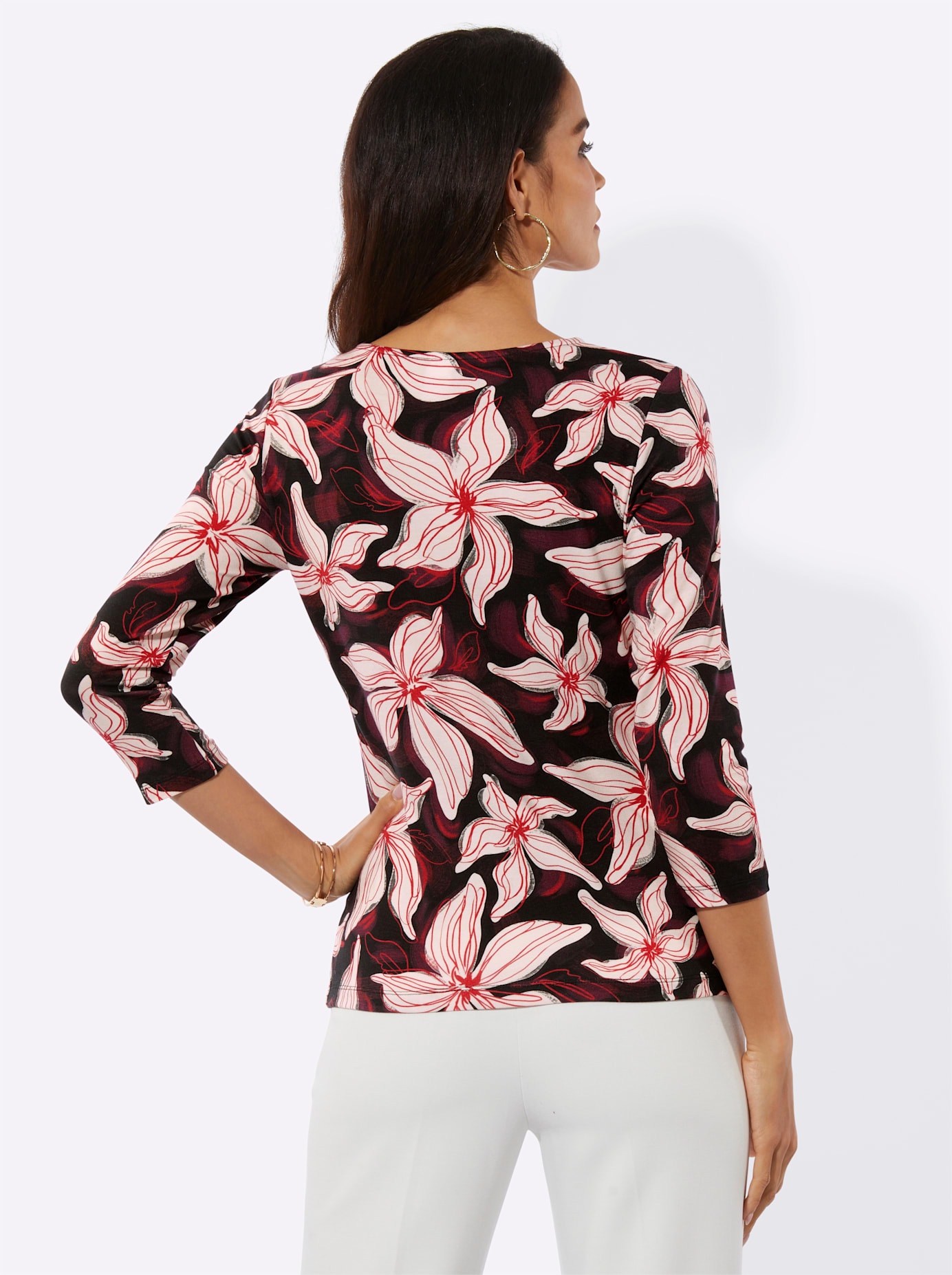 creation L Rundhalsshirt »Druck-Shirt« 1 tlg.