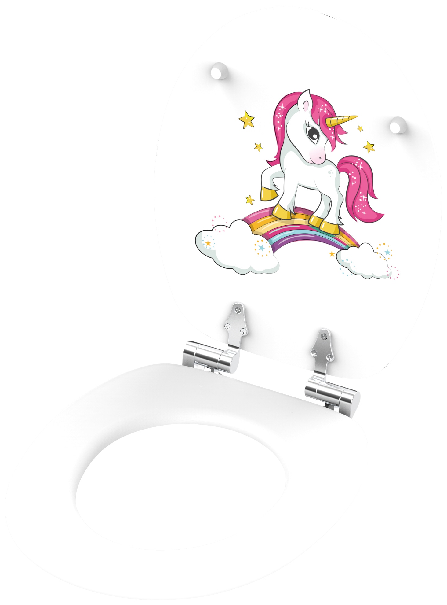 Sanilo WC-Sitz »Einhorn« mit Absenkautomatik, BxL: 37,7 x 42,0 - 47,0 cm