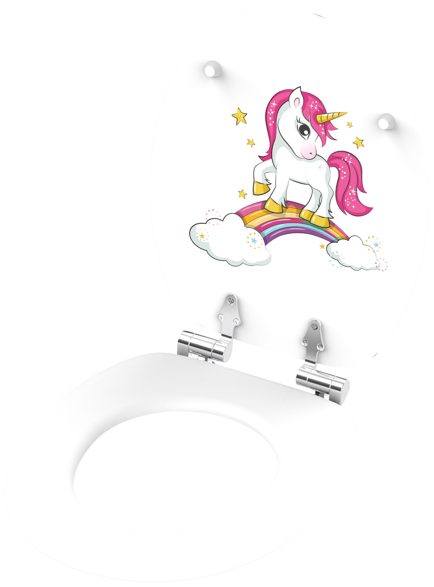 Sanilo WC-Sitz »Einhorn«, mit Absenkautomatik, BxL: 37,7 x 42,0 - 47,0 cm
