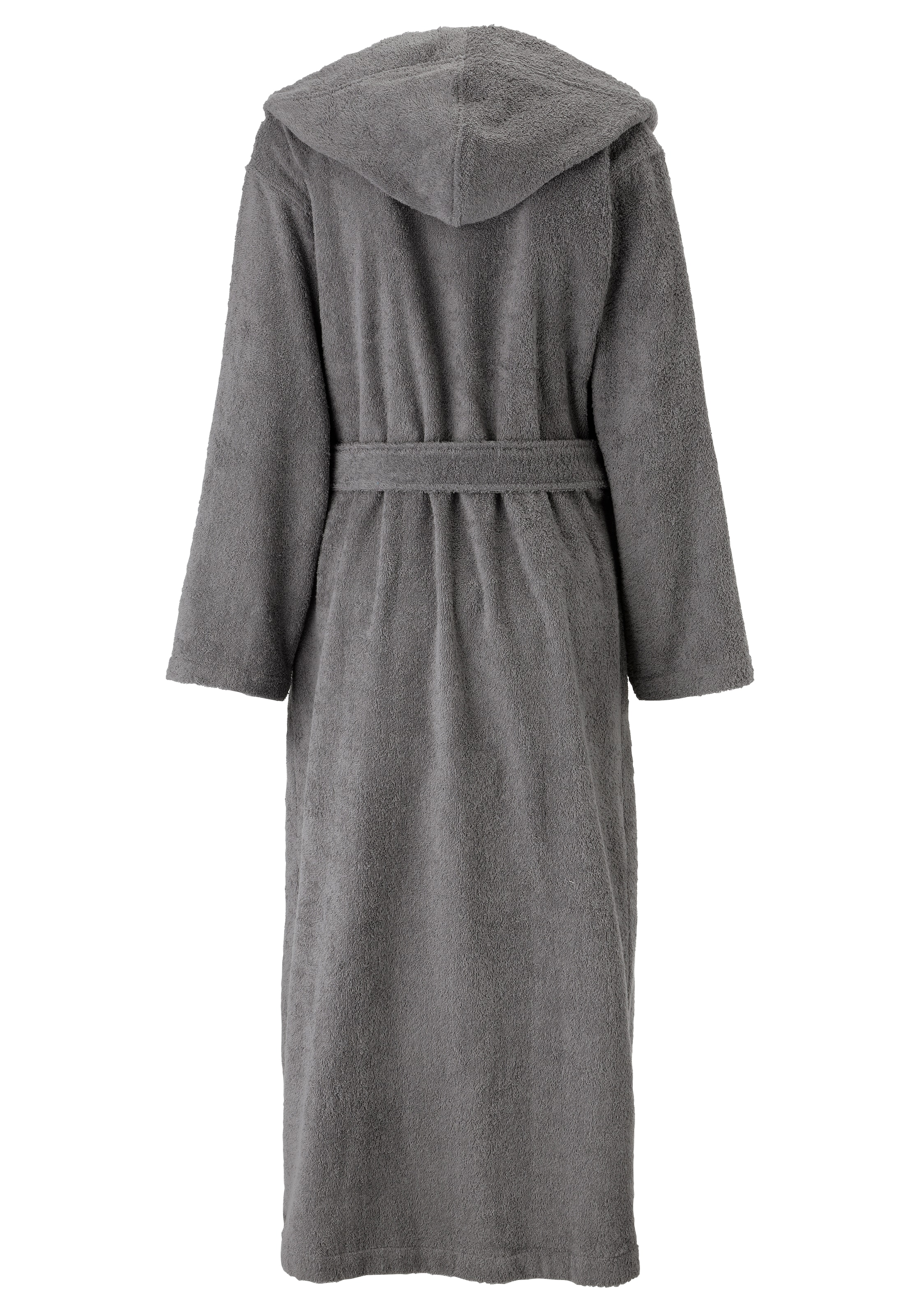 Bruno Banani Unisex-Bademantel »Robby, ideal für Sauna & Spa, Standardlänge & Überlänge« 1 Stk. Damen & Herren Bademäntel, Baumwolle, mit Taschen, Sauna, XS-3XL