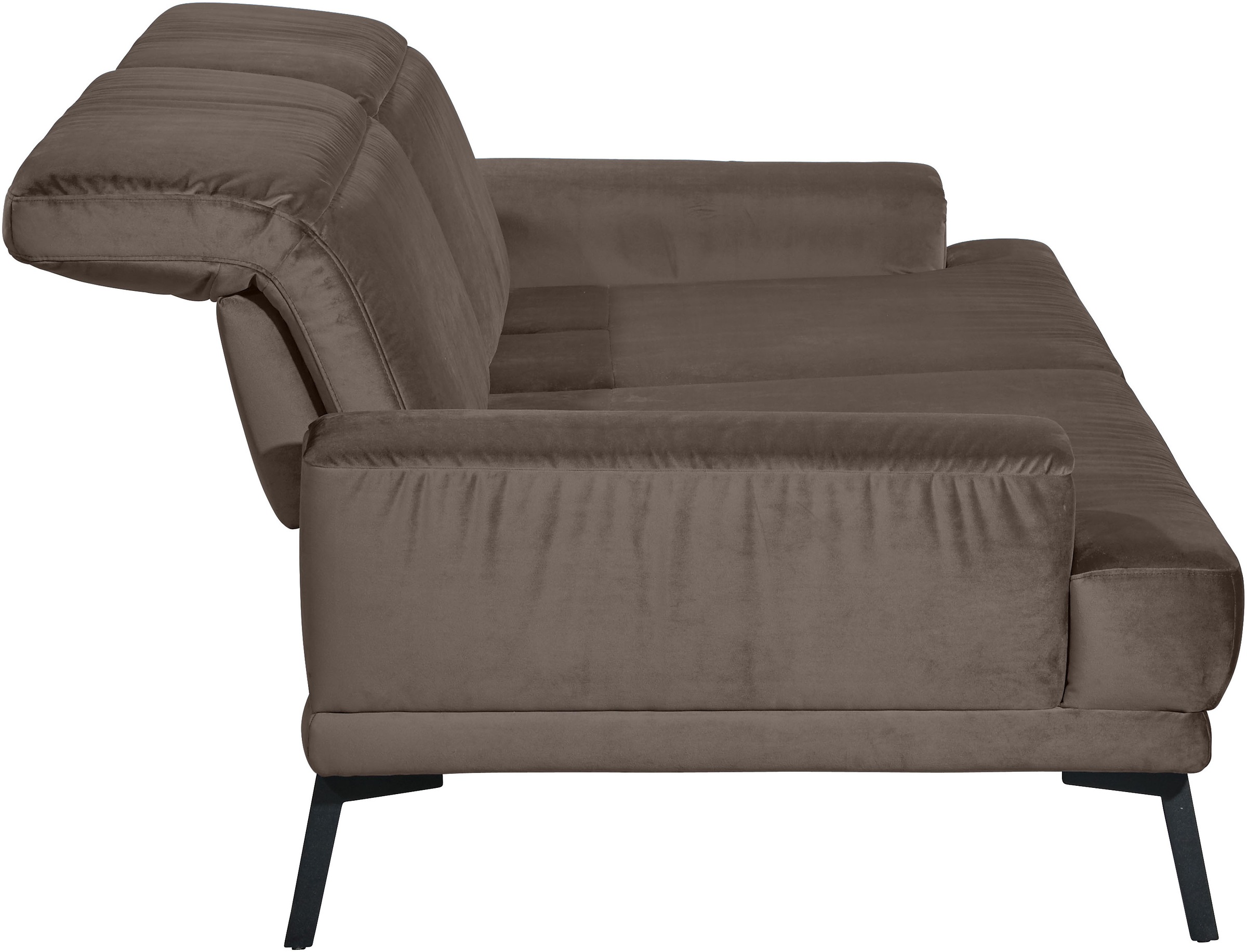 Musterring 3-Sitzer »MR 4580«, inkl. Kopf- und Sitztiefenverstellung, Fuß schwarz, B228 x T103 cm