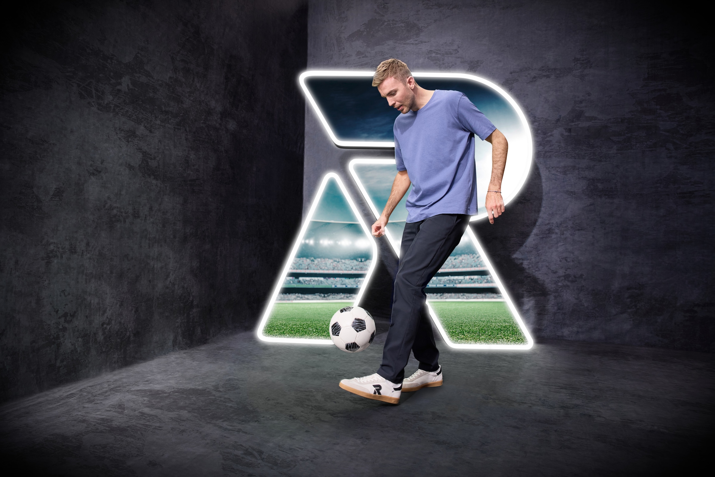 RIEKER Sport Sneaker »San Diego Swing2GO«, Retro-Sneaker aus der neuen Christoph Kramer Kollektion