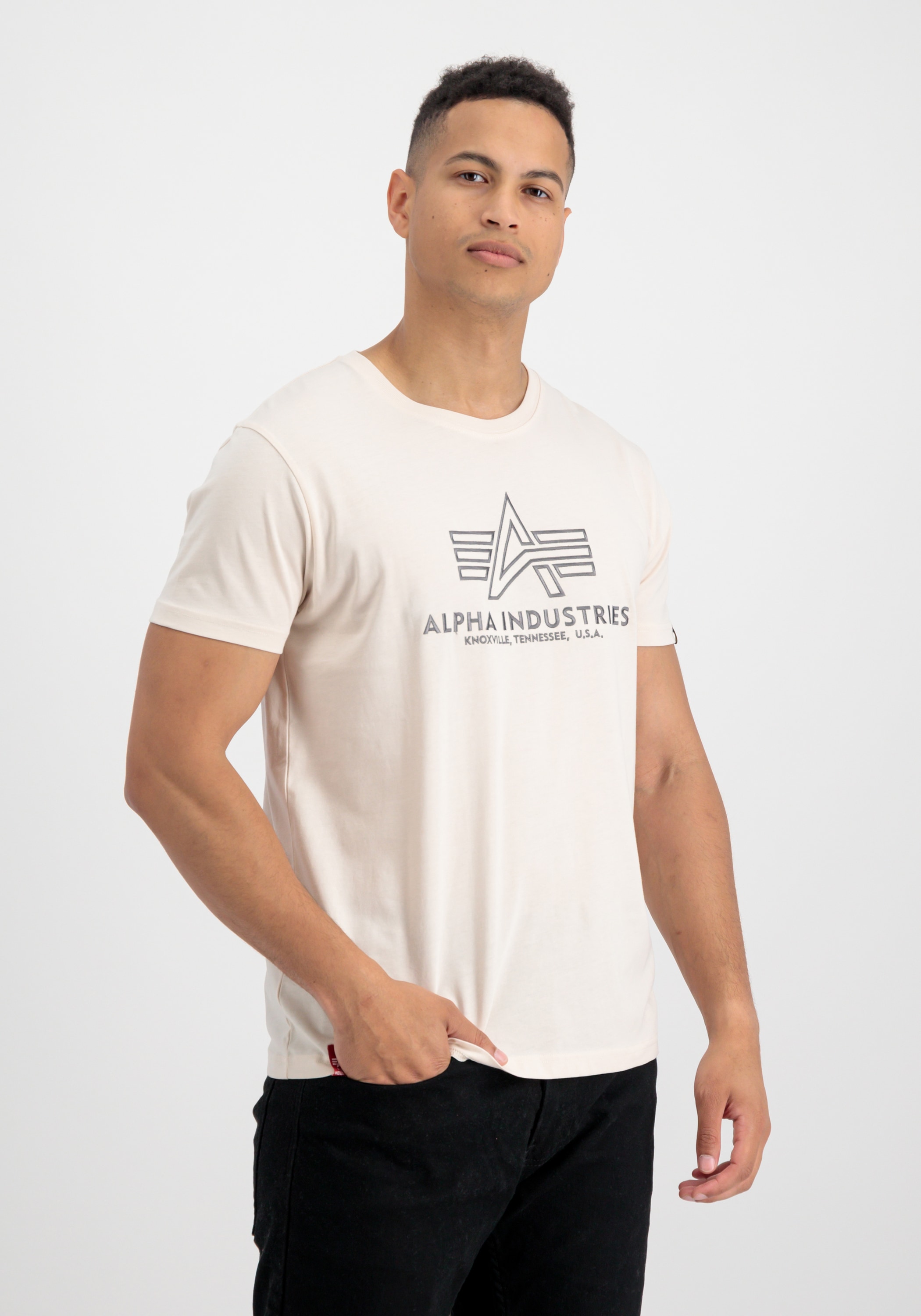 T-Shirt »Alpha Industries Men - T-Shirts Basic T Embroidery«